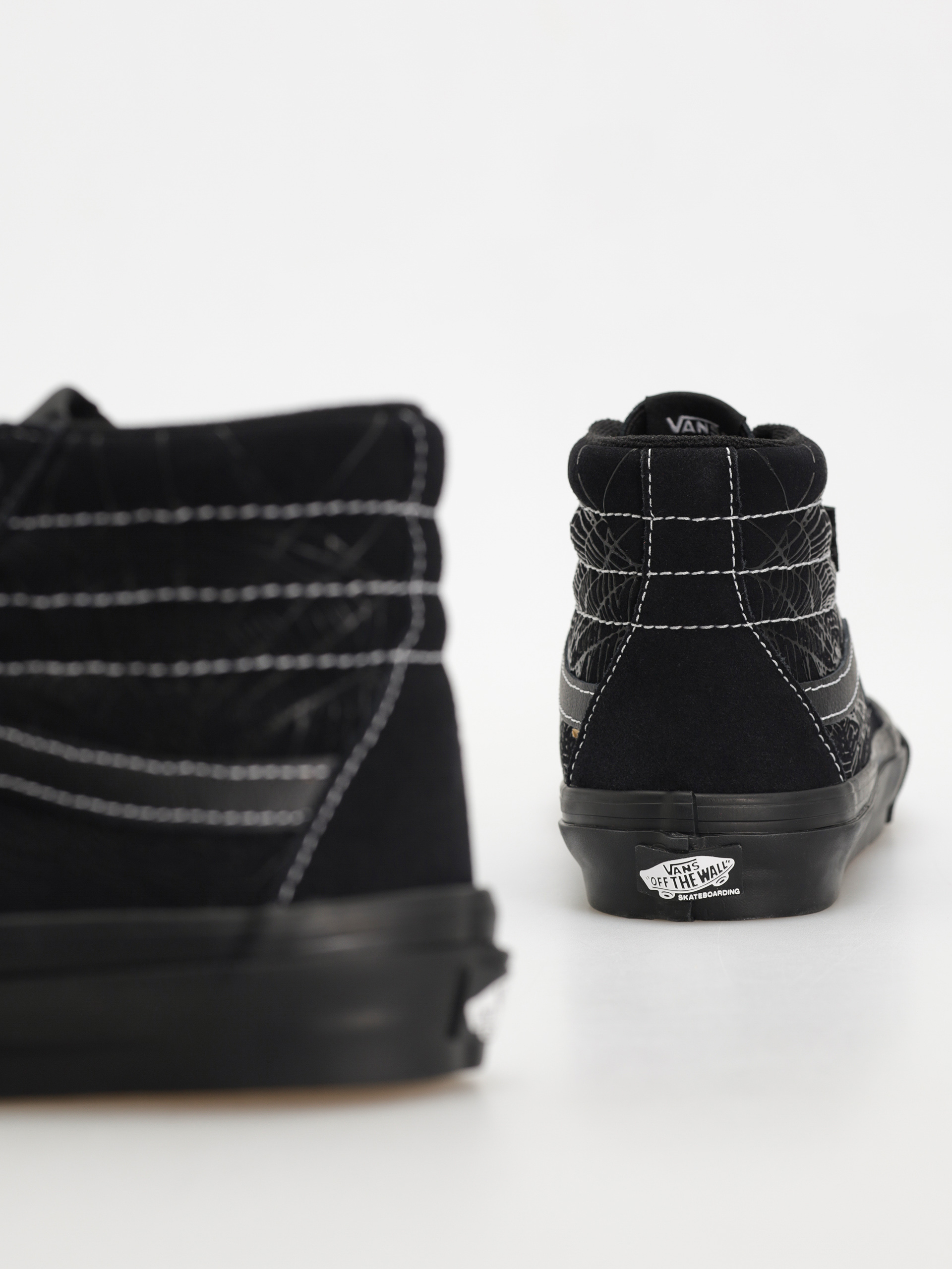 Buty Vans Skate Sk8 Hi (web dark grey/black)