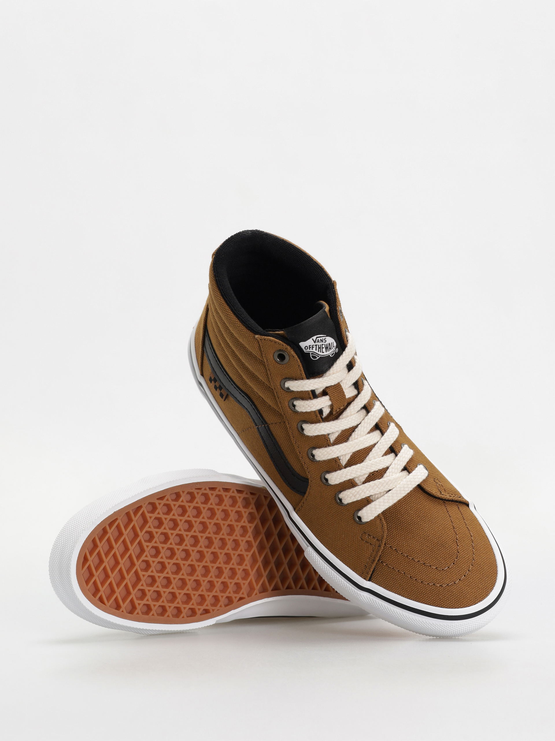 Buty Vans Skate Sk8 Hi (duck canvas golden brown)