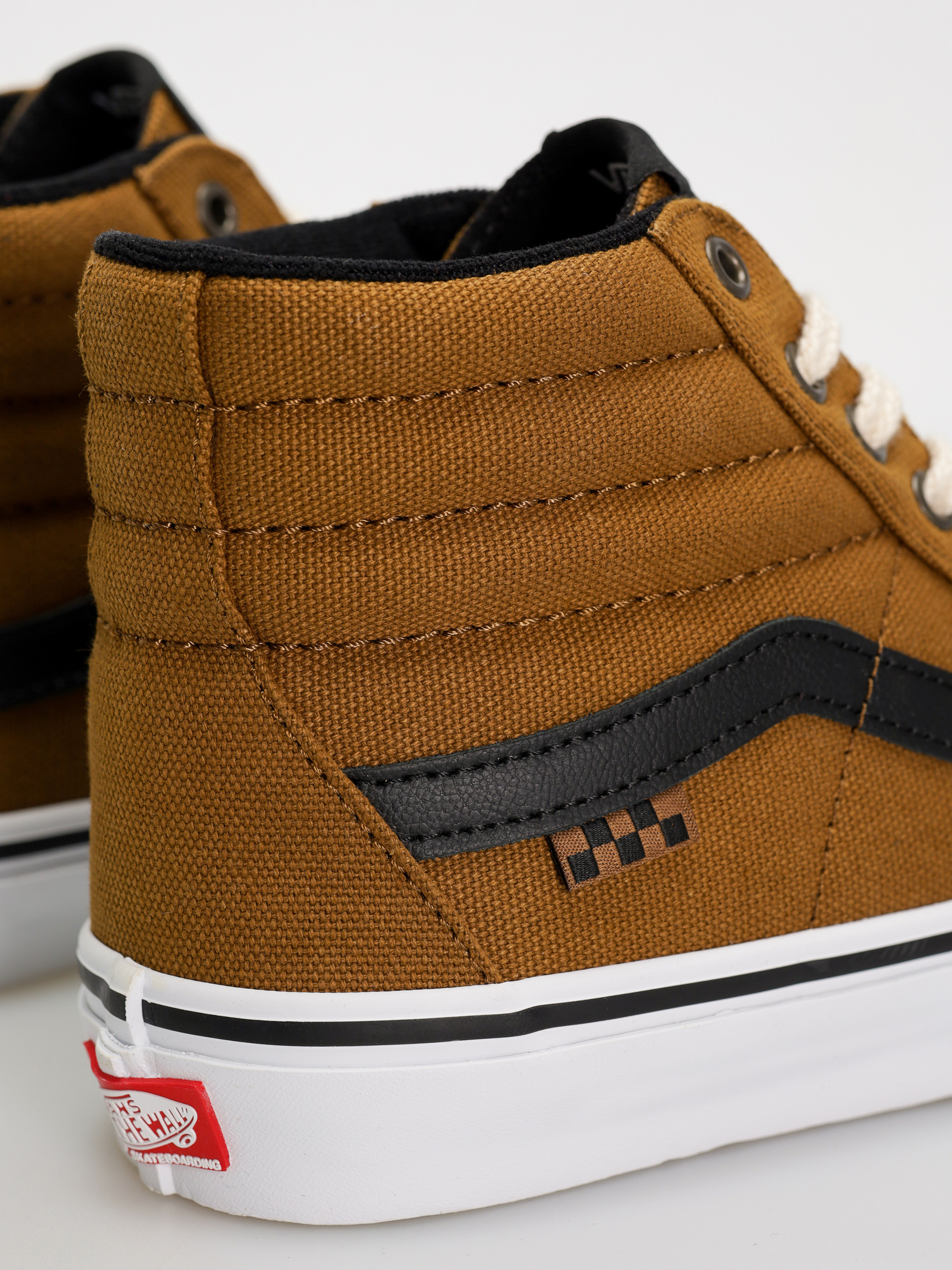 Buty Vans Skate Sk8 Hi (duck canvas golden brown)