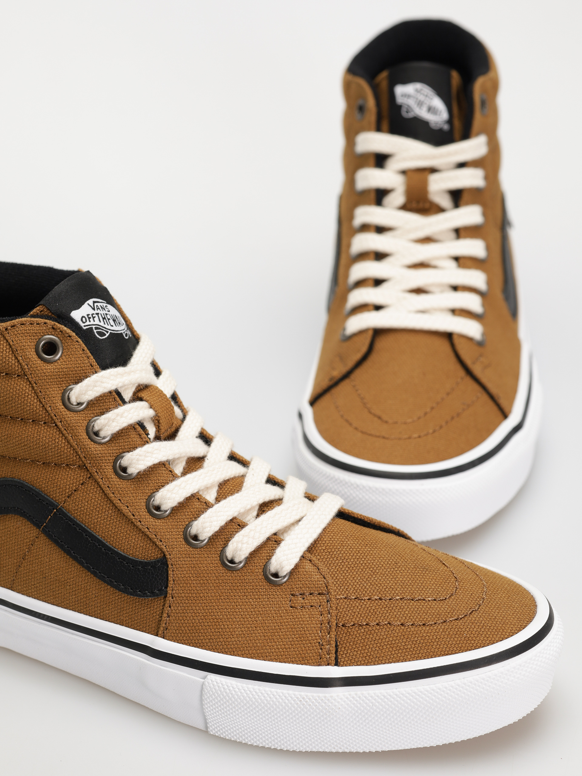 Buty Vans Skate Sk8 Hi (duck canvas golden brown)