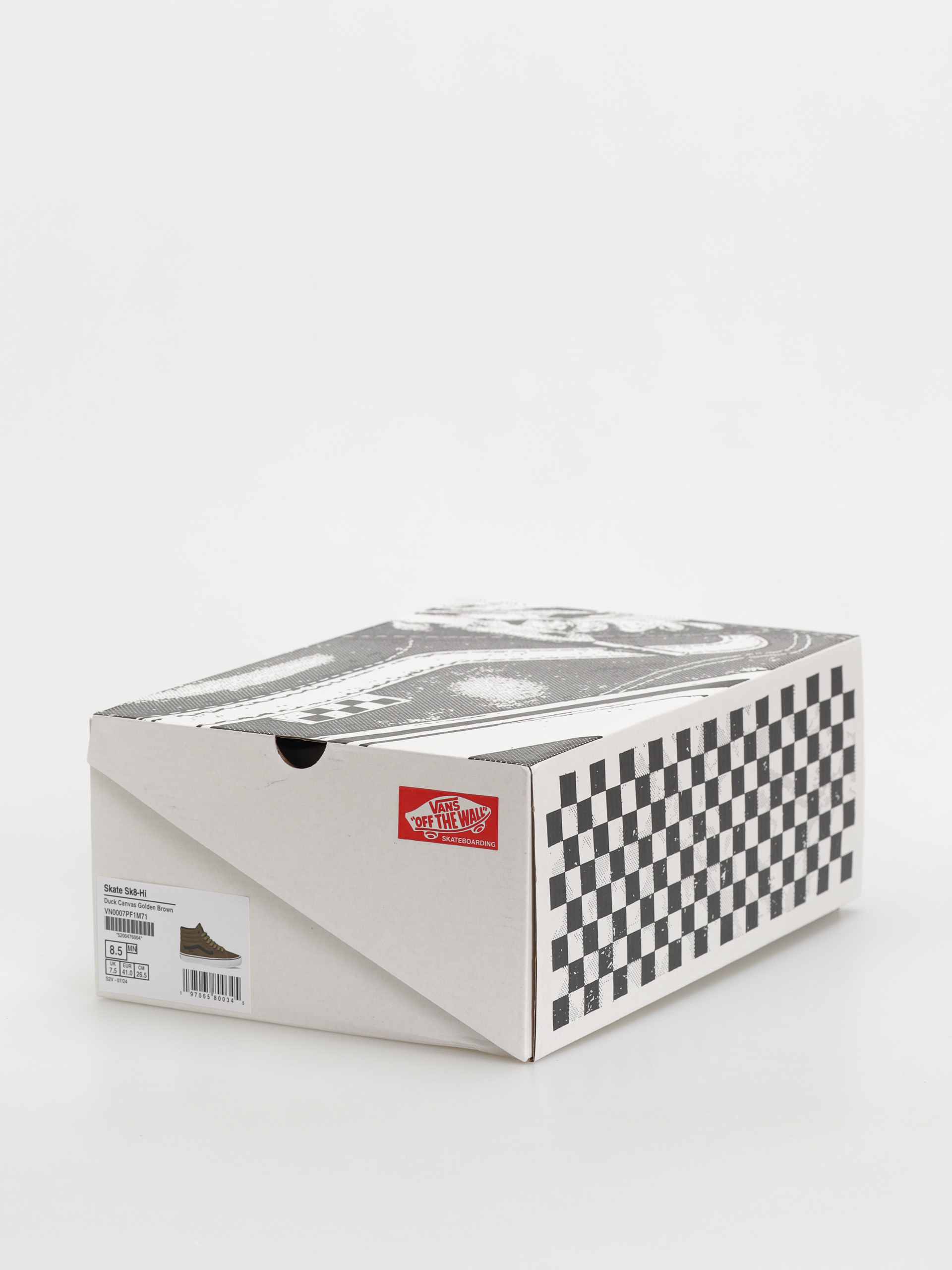 Buty Vans Skate Sk8 Hi (duck canvas golden brown)