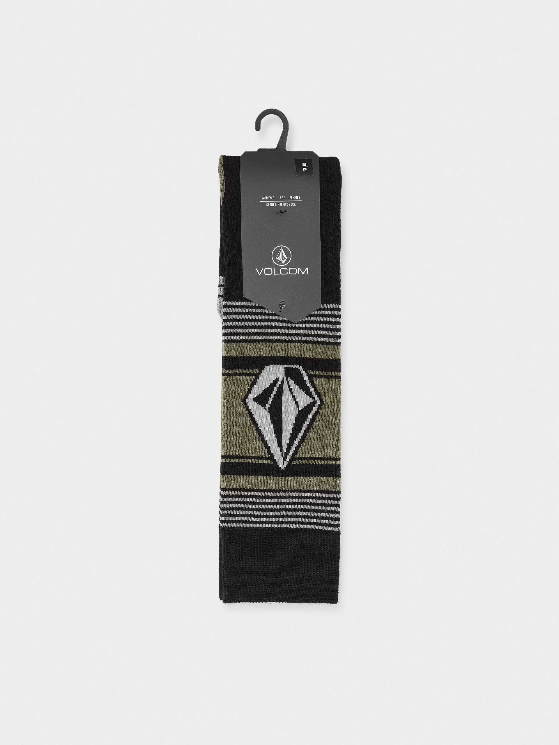 Skarpety Volcom Stone Lines Otc Wmn (lichen green)