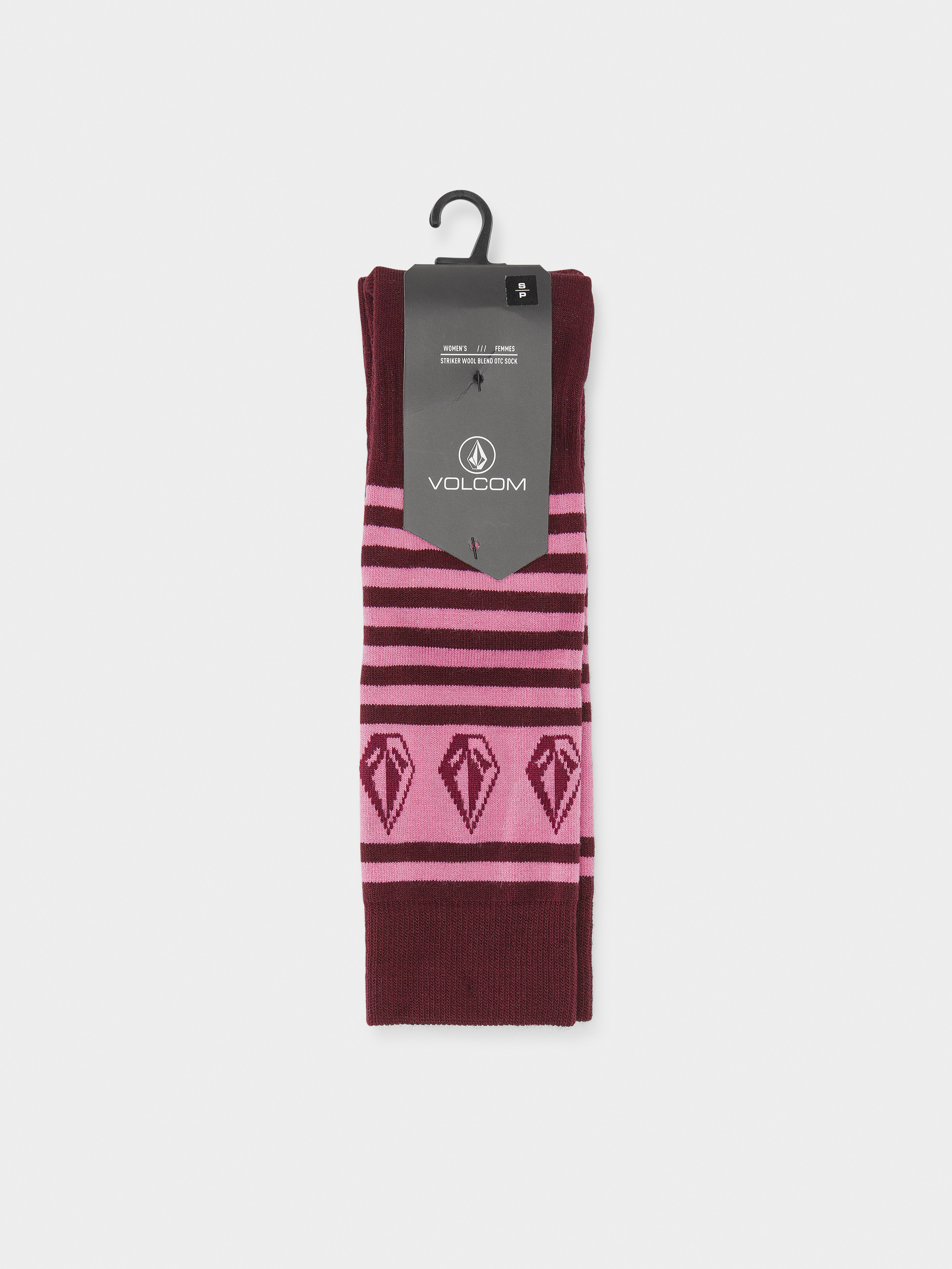 Skarpety Volcom Striker Wool Blend Otc Wmn (burgundy)