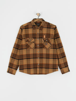 Koszula Brixton Builders Bowery Str Wr Ls (burro brown/pinecone brown/bla)