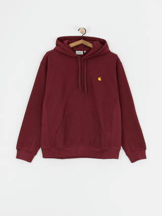 Bluza z kapturem Carhartt WIP American Script HD (malbec)