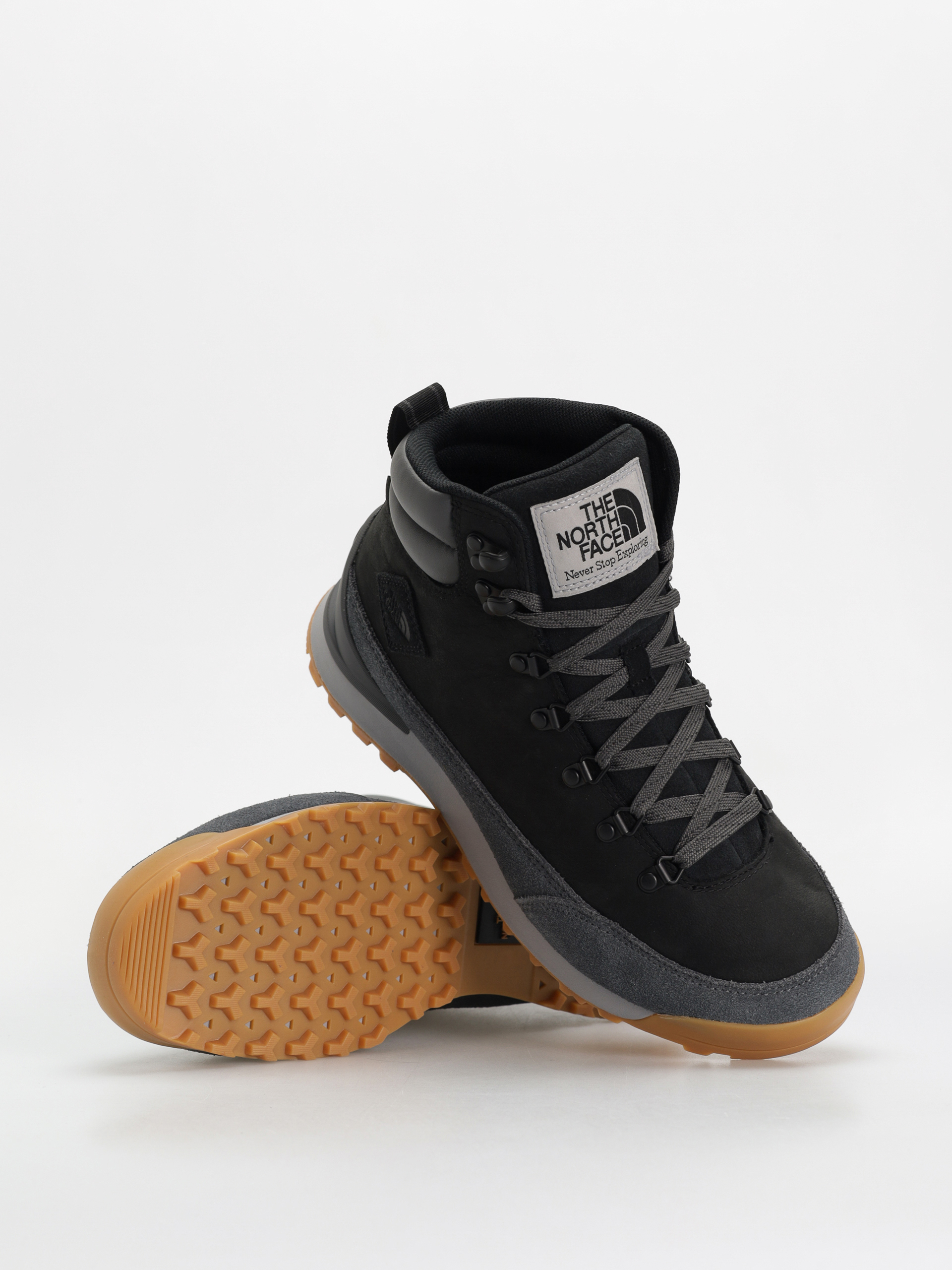 Buty The North Face Back To Berkeley Iv Leather Wp (tnf black/asphalt grey)