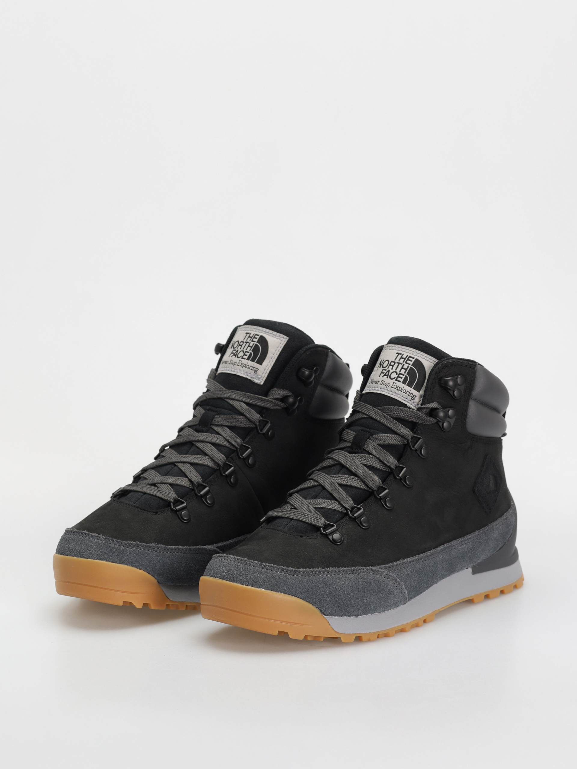 Buty The North Face Back To Berkeley Iv Leather Wp (tnf black/asphalt grey)