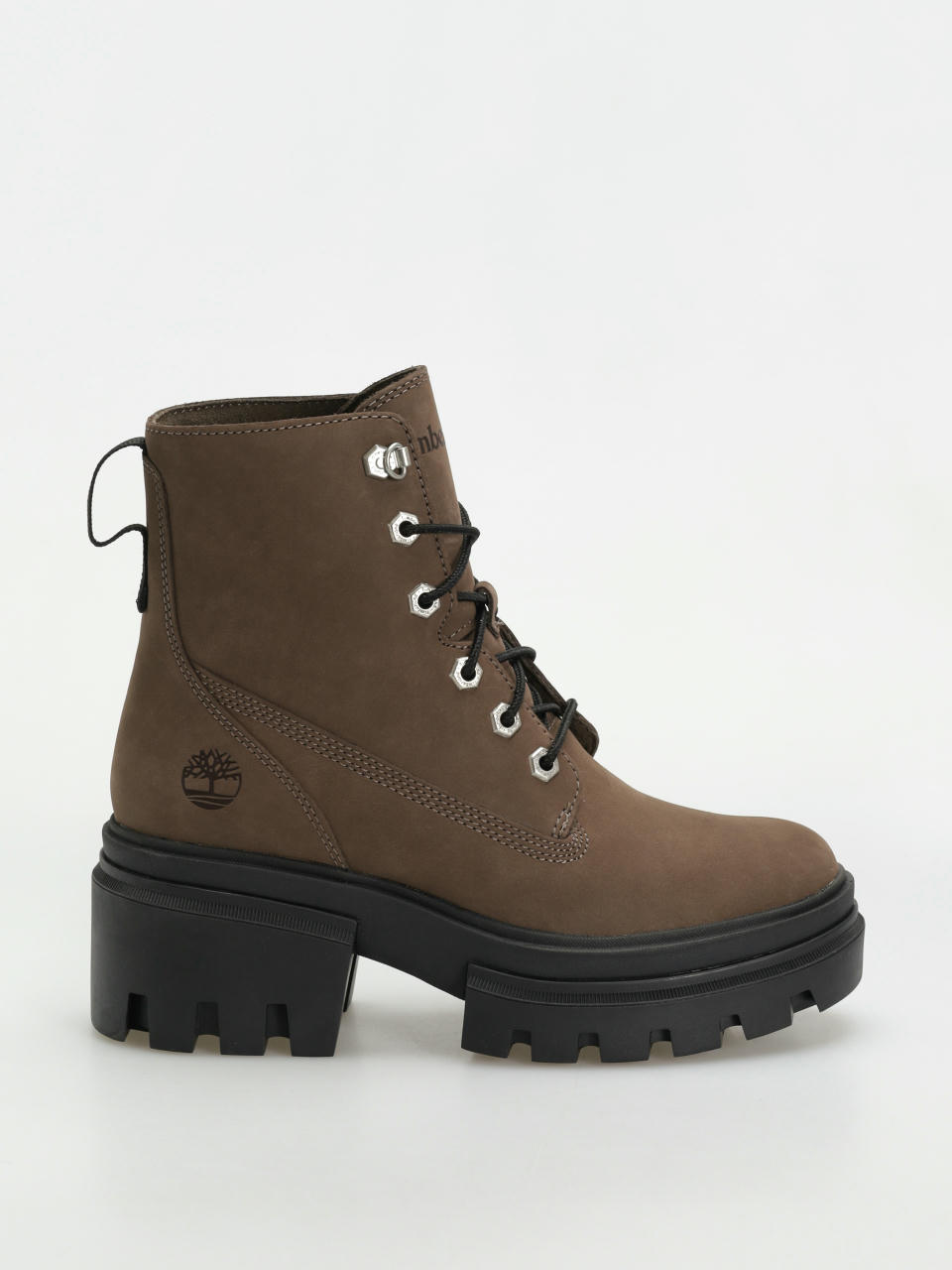 Buty zimowe Timberland Everleigh Mid Lace Up Wmn (medium brown nubuck)