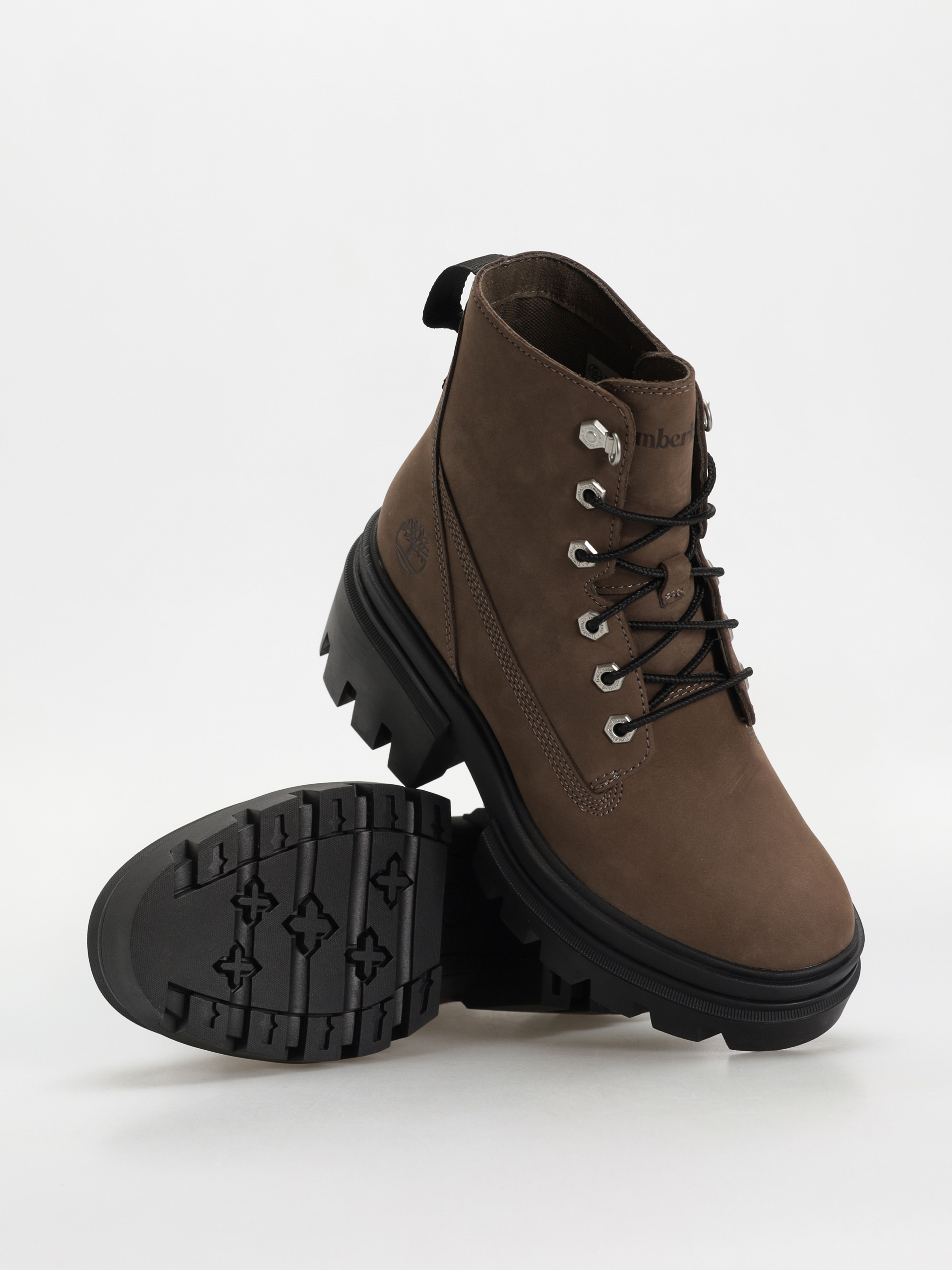 Buty zimowe Timberland Everleigh Mid Lace Up Wmn (medium brown nubuck)