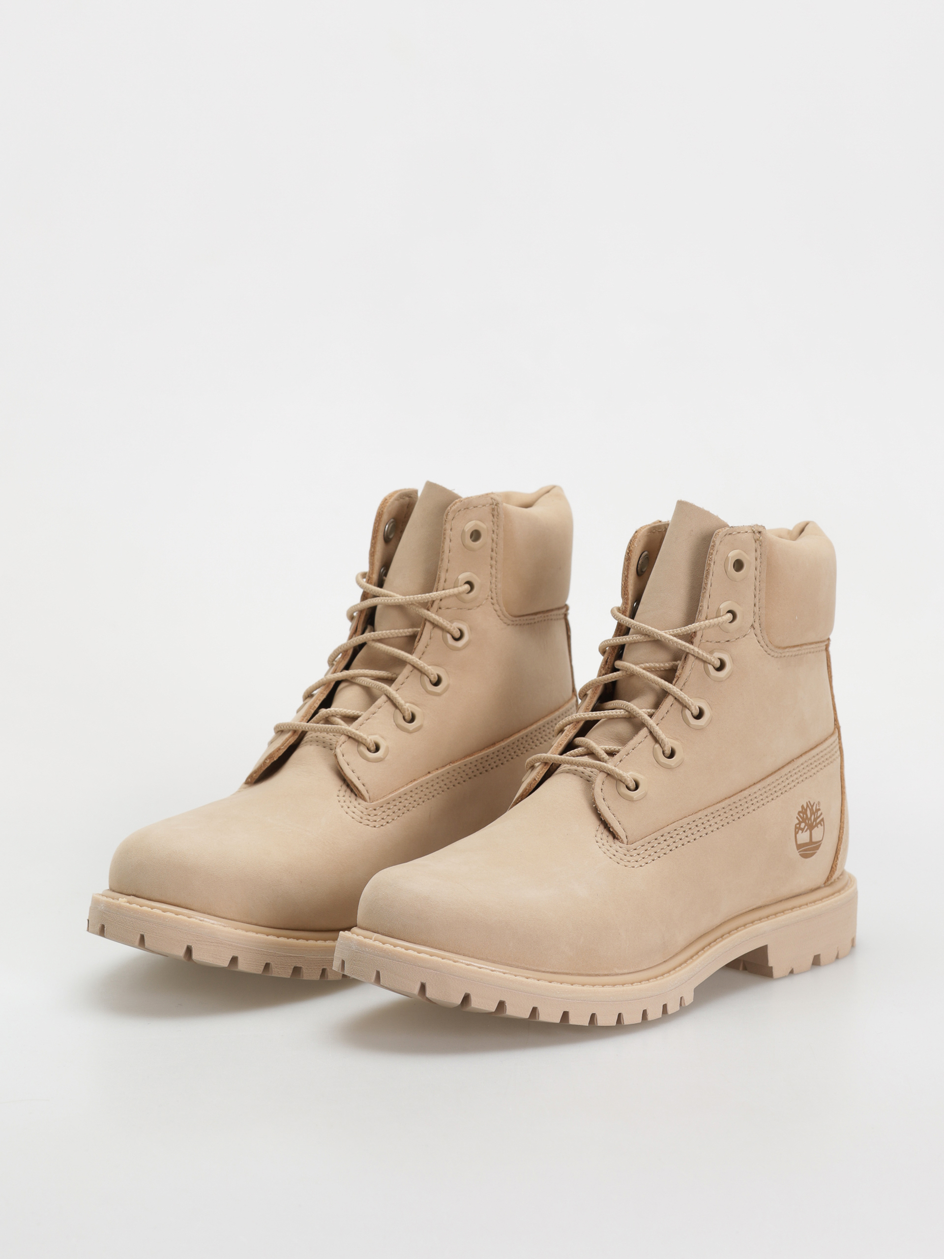 Buty zimowe Timberland Premium 6 Inch Lace Up Waterproof Wmn (light beige nubuck)
