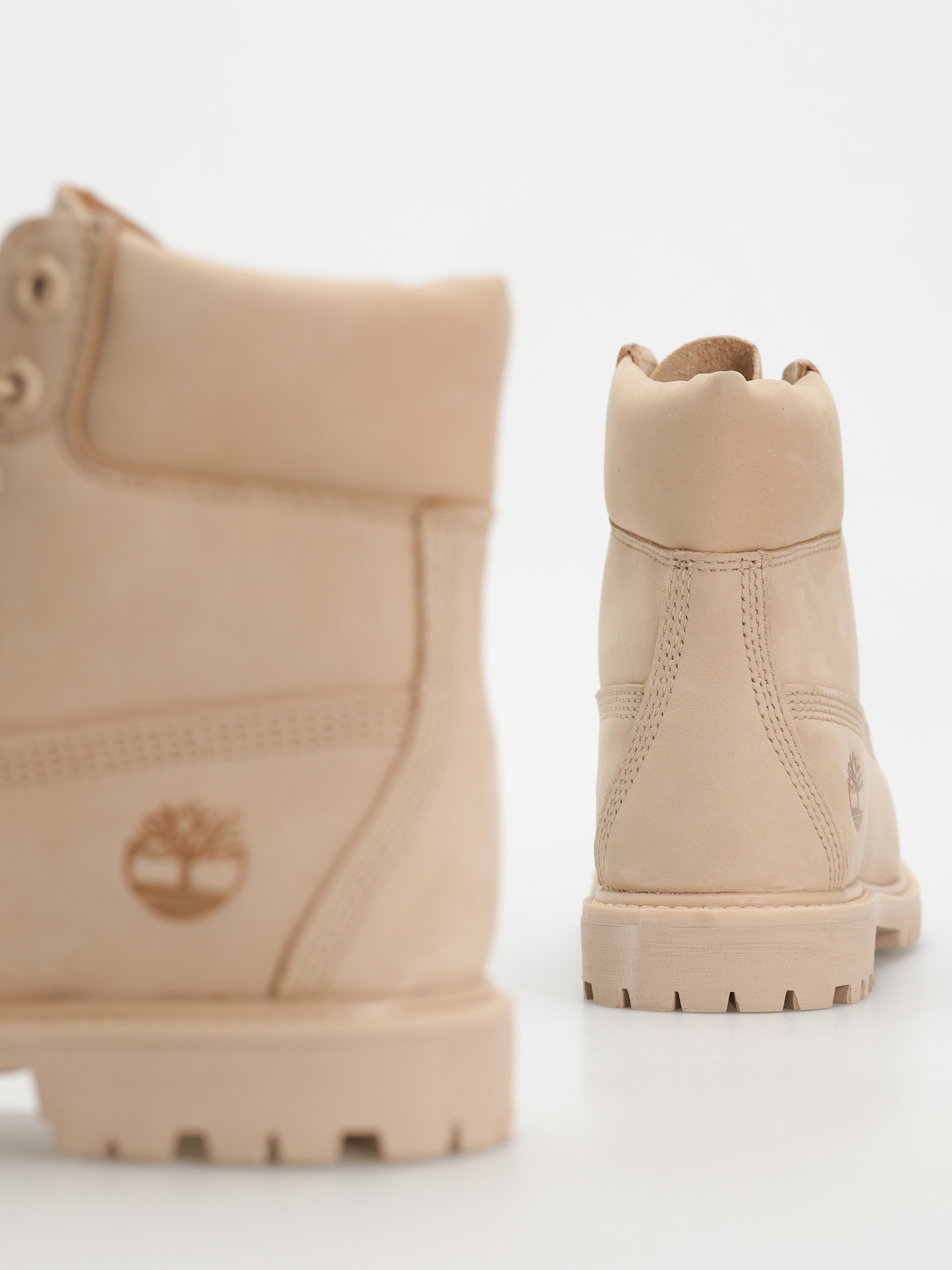 Buty zimowe Timberland Premium 6 Inch Lace Up Waterproof Wmn (light beige nubuck)