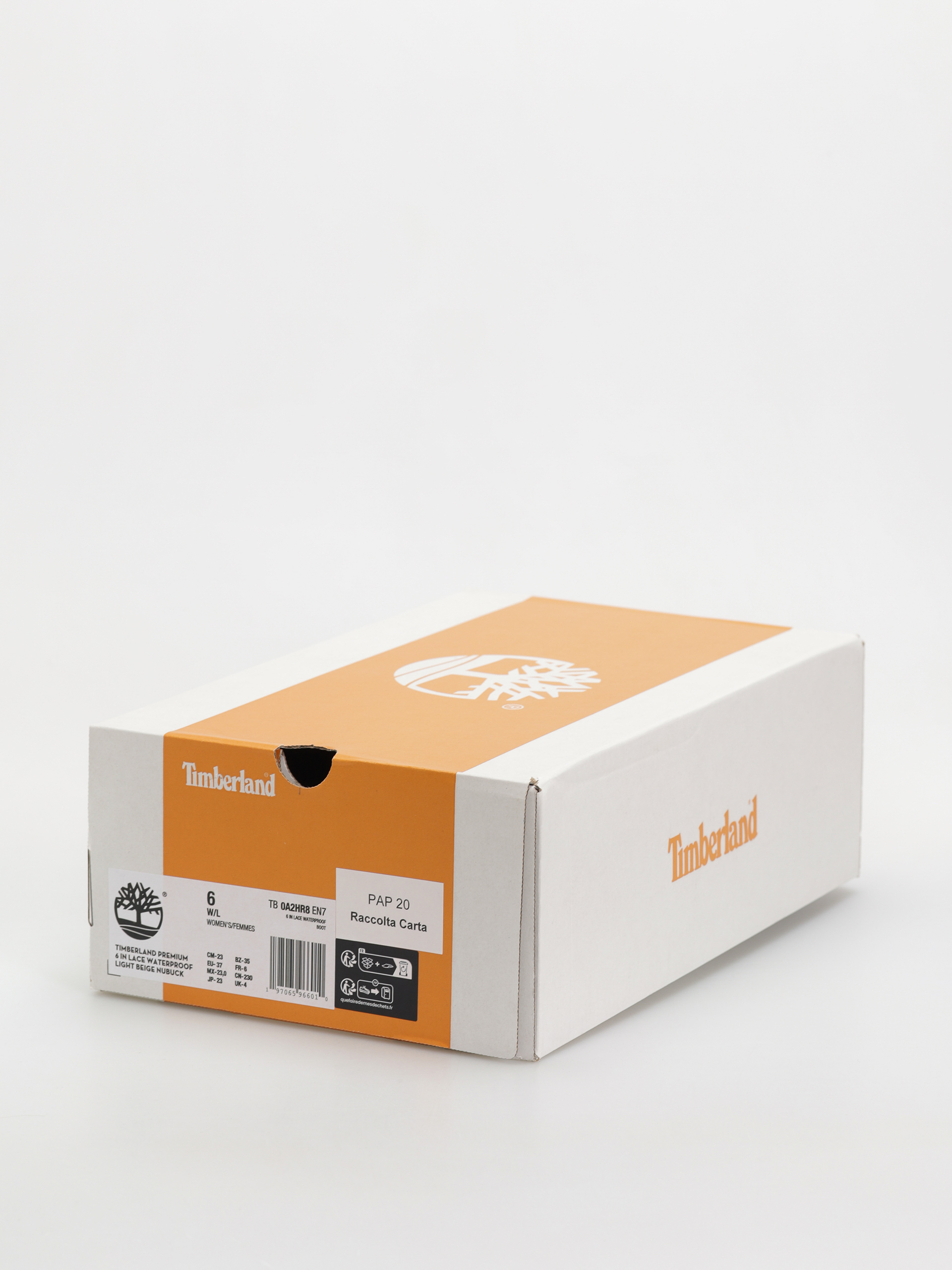 Buty zimowe Timberland Premium 6 Inch Lace Up Waterproof Wmn (light beige nubuck)