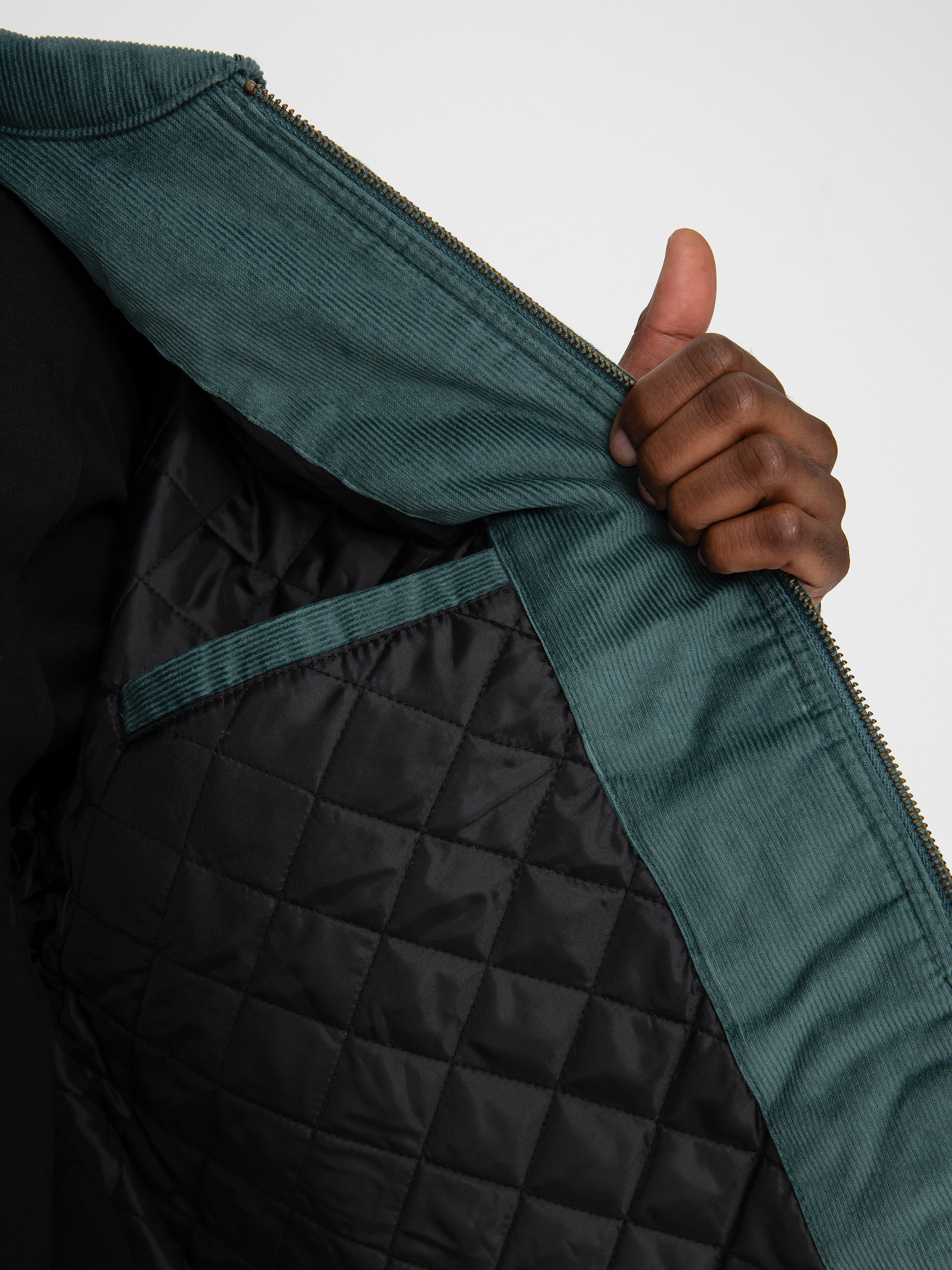 Kurtka Dickies Corduroy Eisenhower zielony (lincoln green)