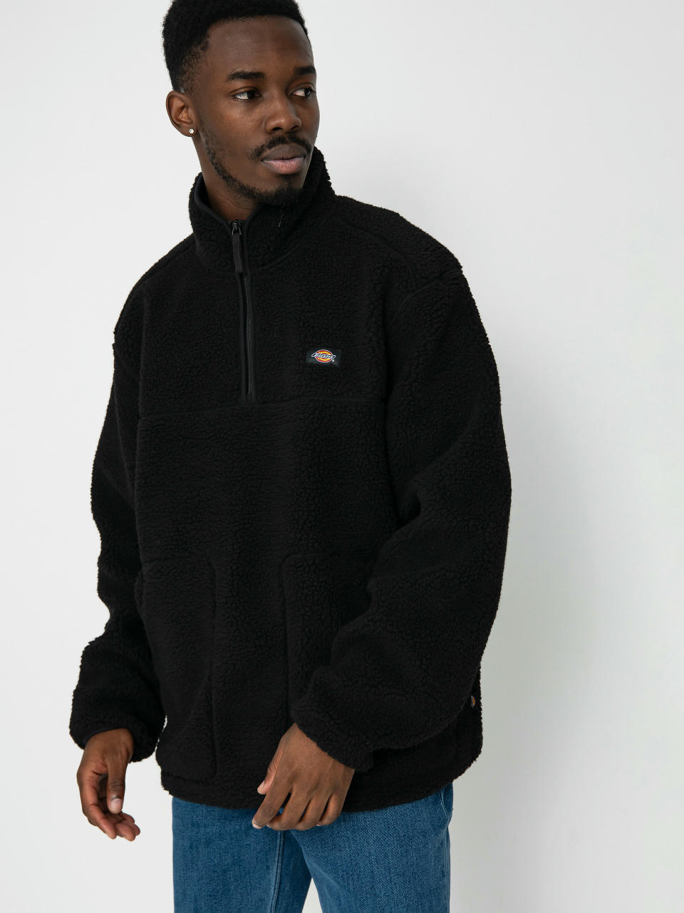 Męski Polar Dickies Mount Hope Quarter Zip (black)