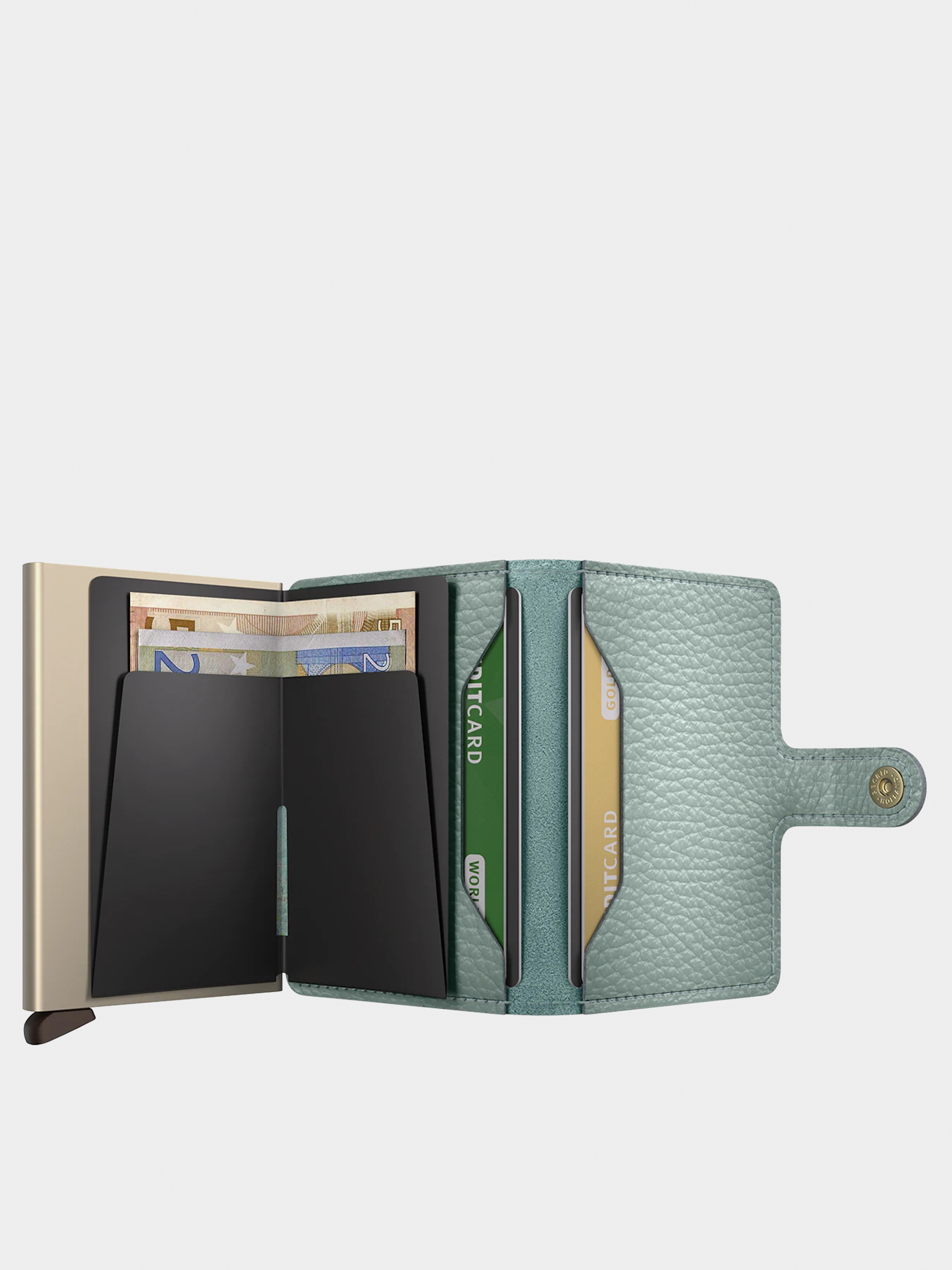 Portfel Secrid Miniwallet (pebble sea green)