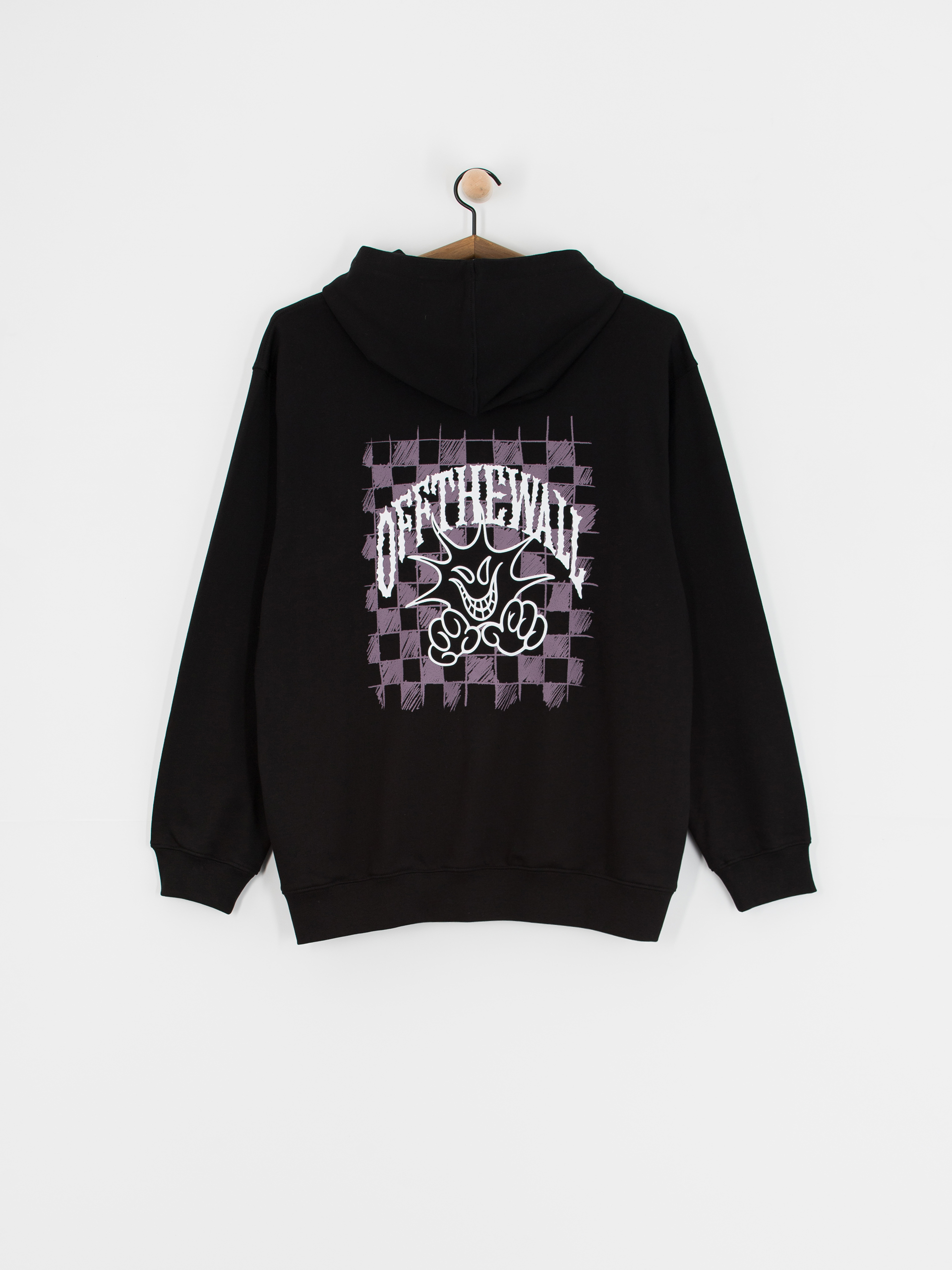 Bluza z kapturem Vans Checker Logo Gfx Loose HD (black)