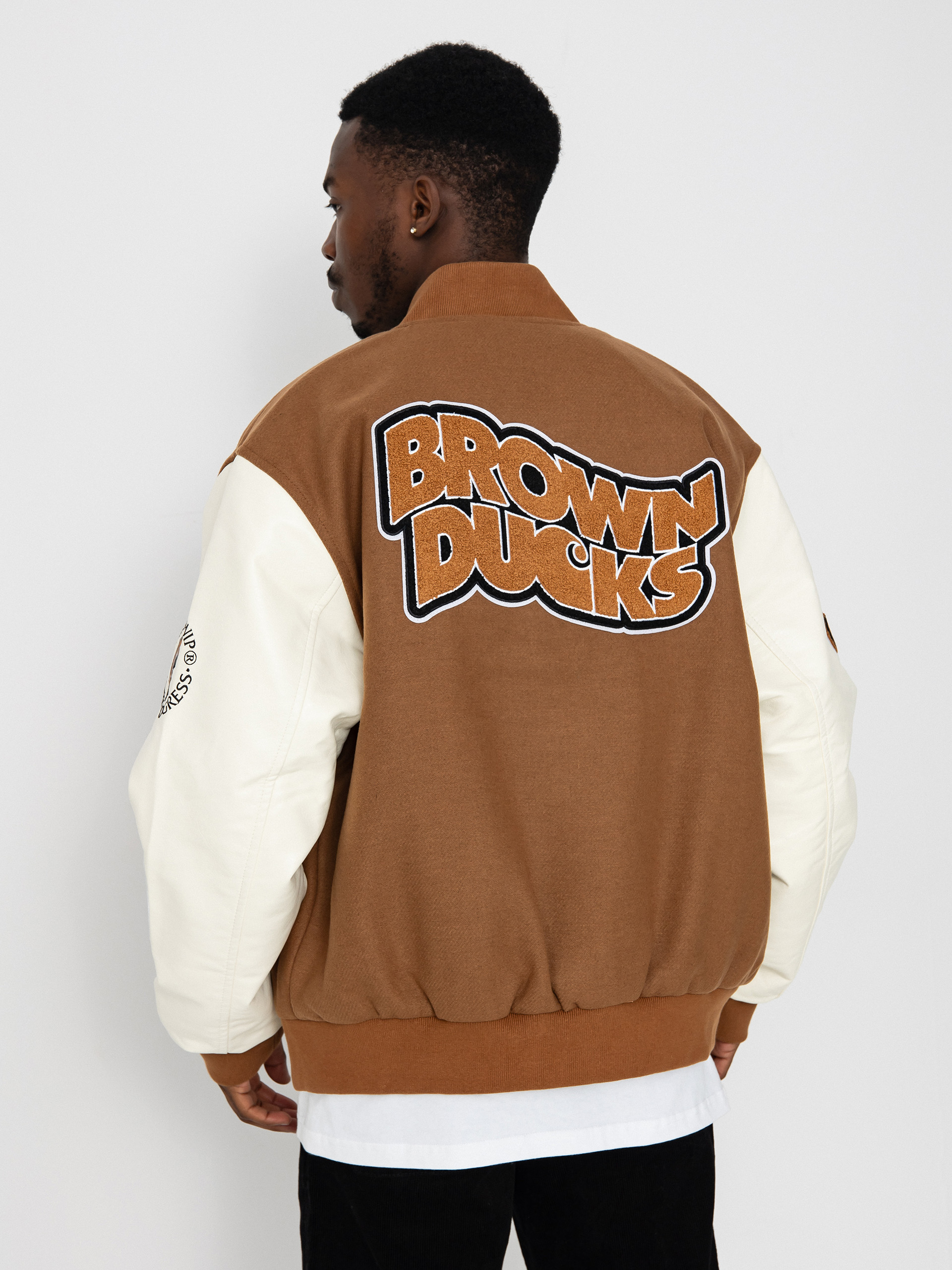 Kurtka Carhartt WIP Brown Ducks Bomber - brązowy (hamilton