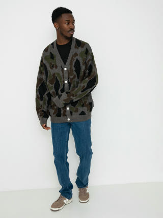 Sweter Carhartt WIP Merton Cardigan (camo duck jacquard/grey)