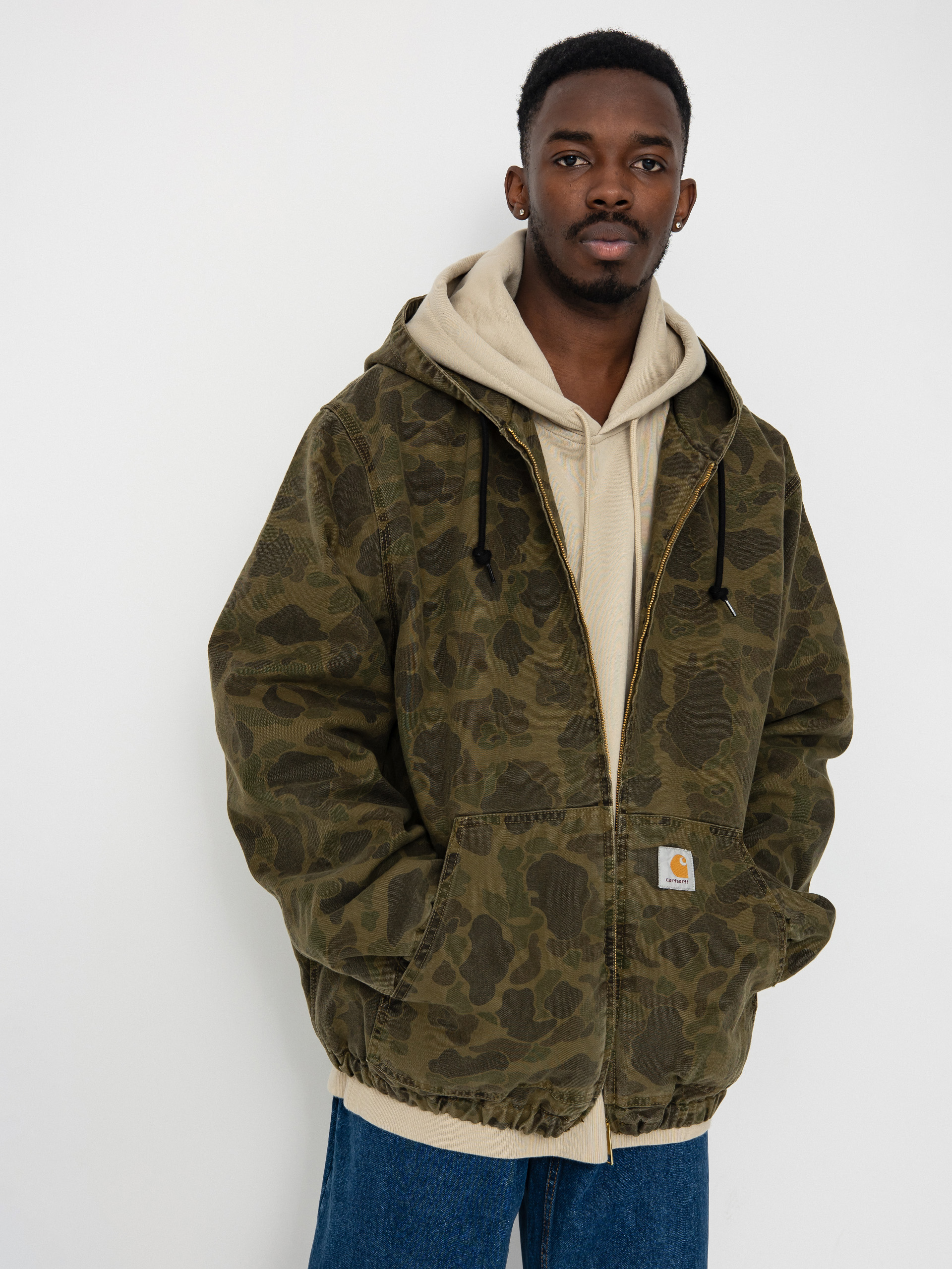 Kurtka Carhartt WIP Duck Active (camo duck/green/office green)