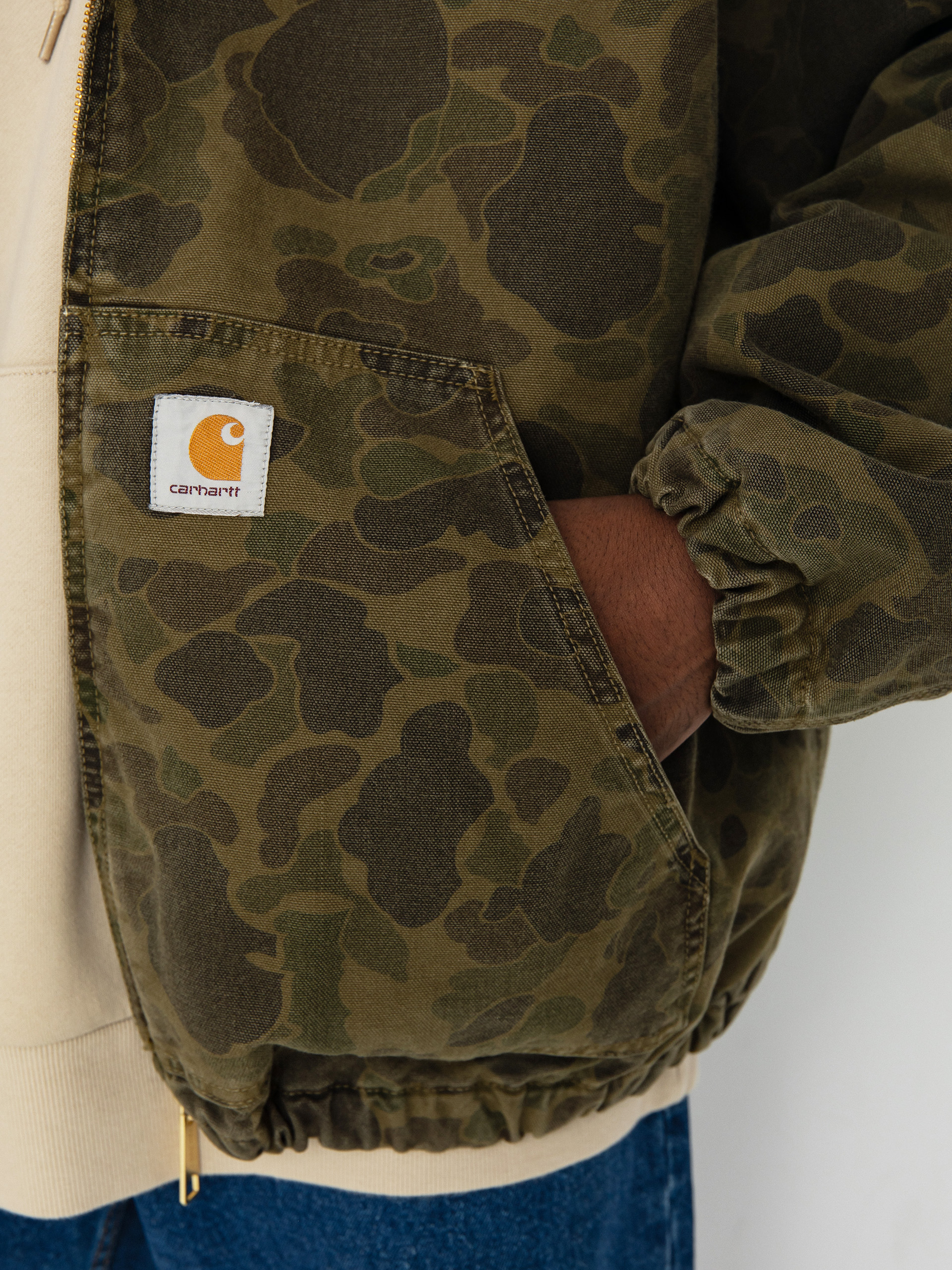 Kurtka Carhartt WIP Duck Active (camo duck/green/office green)
