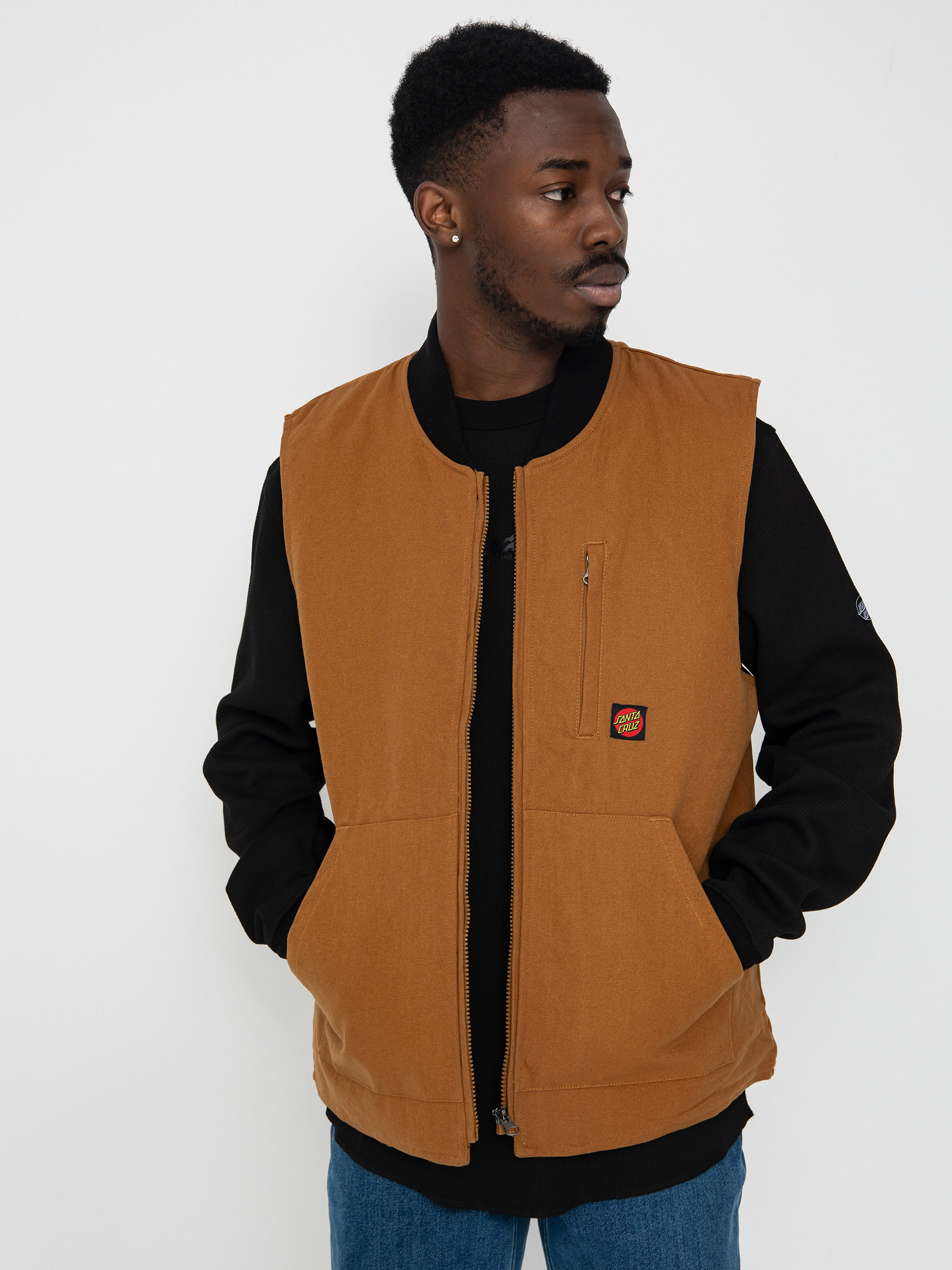 Kamizelka Santa Cruz Classic Label Vest (biscuit)