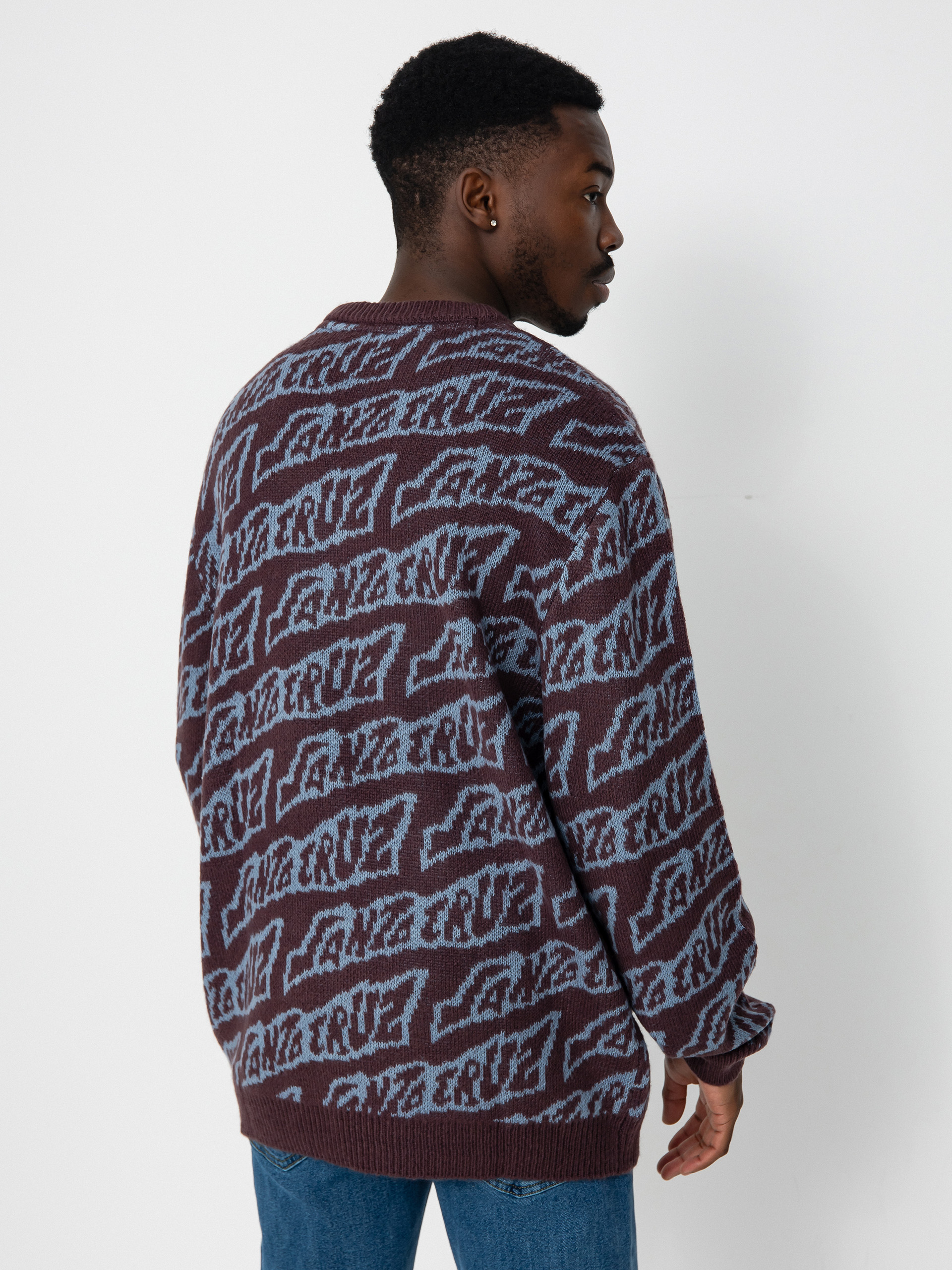 Bluza Santa Cruz Creep Repeat (blackcurrant creep repeat)