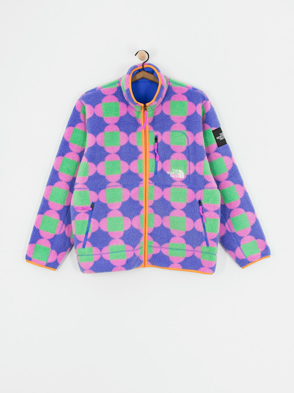 Kurtka The North Face X Yinka Ilori Reversible Fleece (solar blue lets blossom)