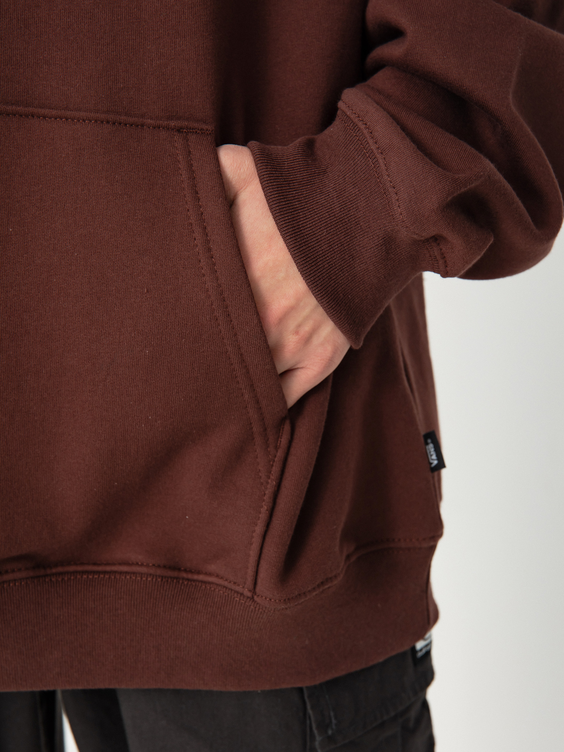 Bluza z kapturem Vans Spray On Loose HD (bitter chocolate)