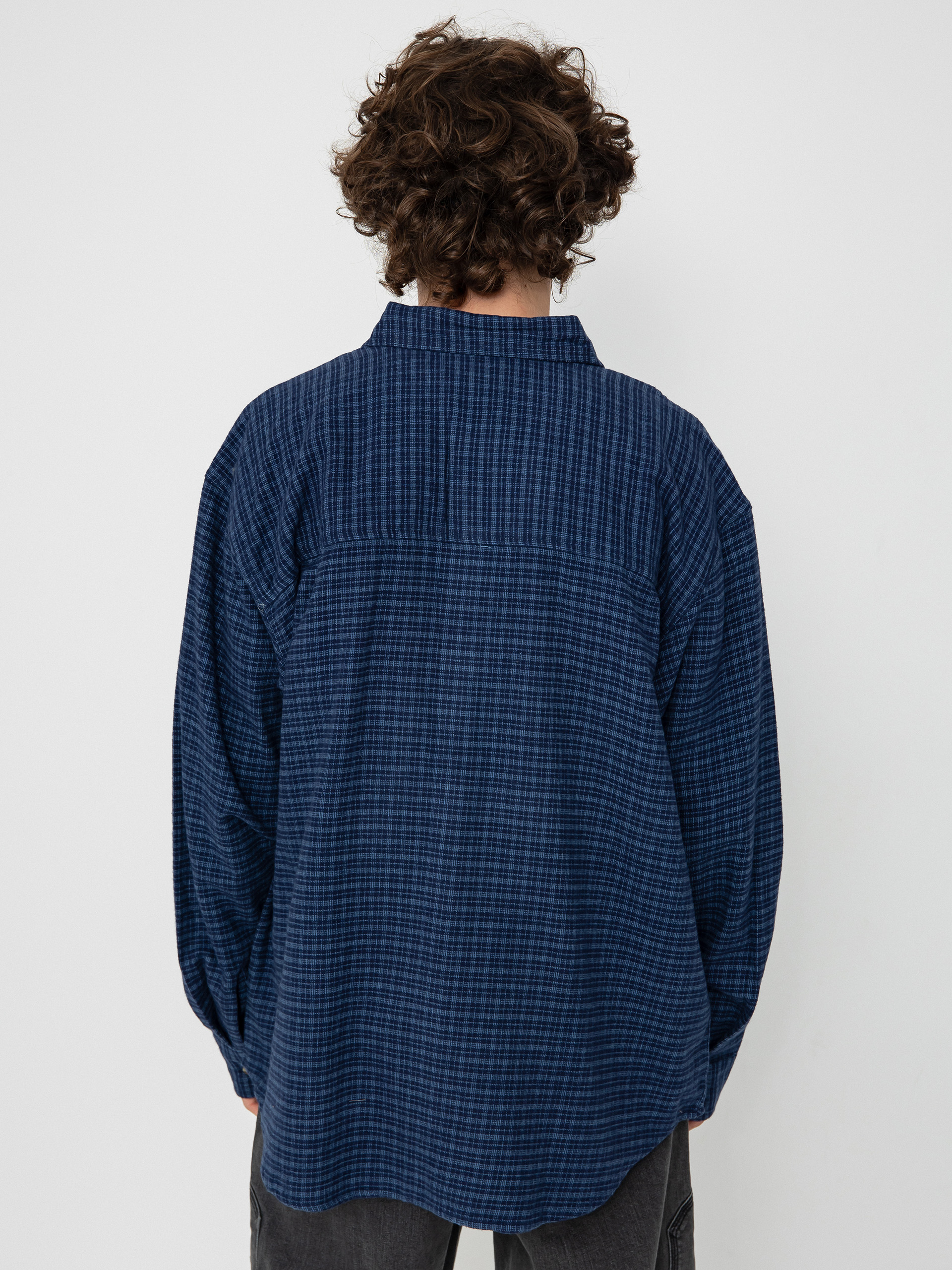 Koszula OBEY Bigwig Knox (academy navy multi)