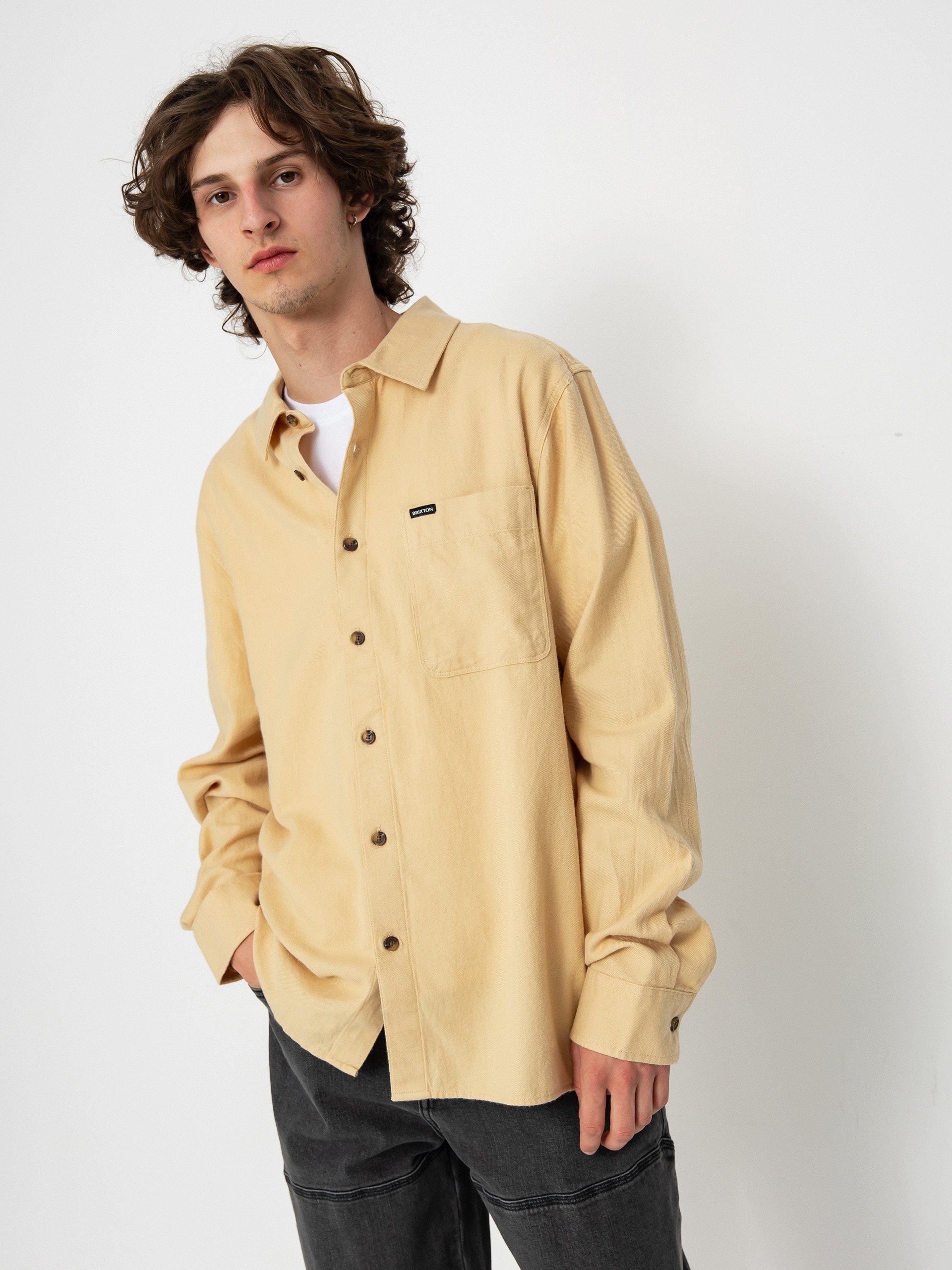 Koszula Brixton Hasting Lw Flannel (wheat)