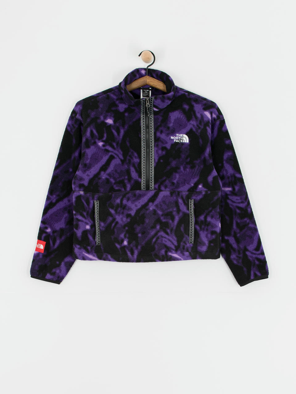 Damski Polar The North Face Tnf Fleeski 1/4 Zip (peak purple 3d summit m)