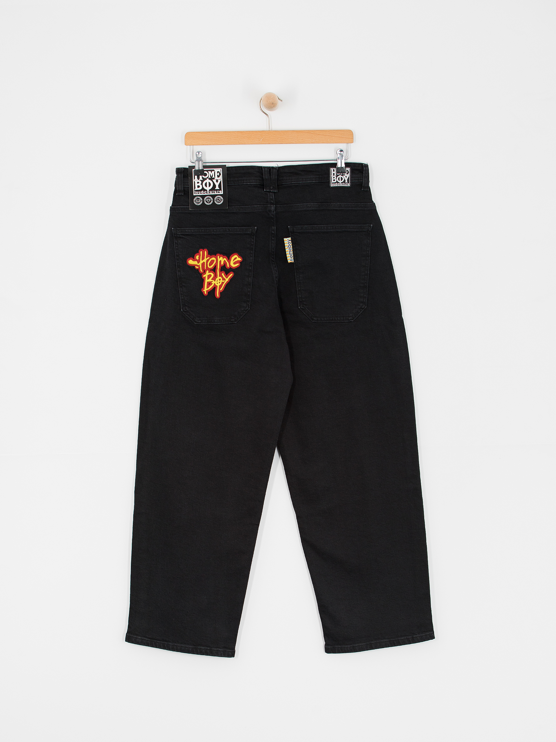 Spodnie Homeboy X Tra Monster Pencil Denim (washed black)