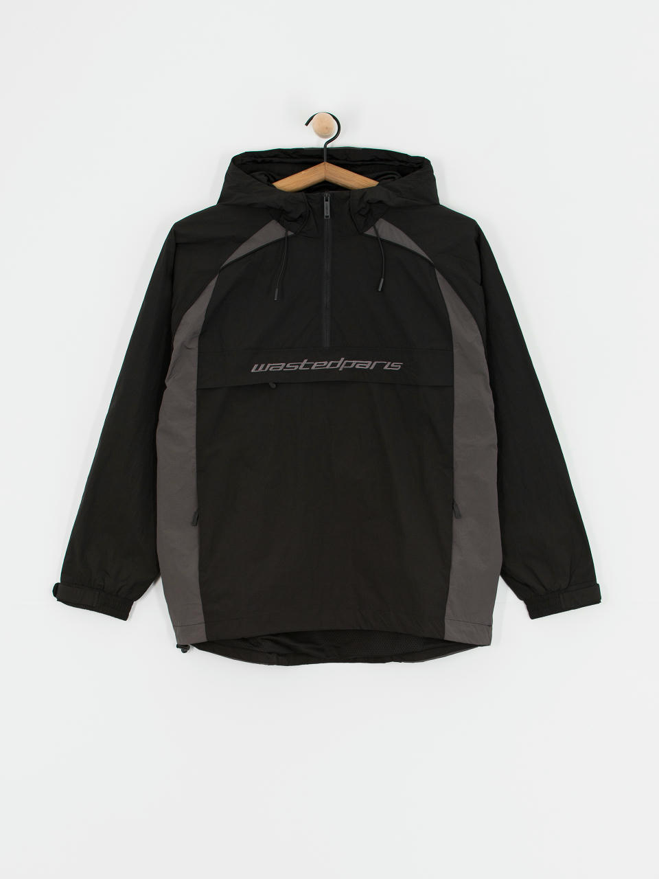 Kurtka Wasted Paris Arena Windbreaker (black/charcoal)