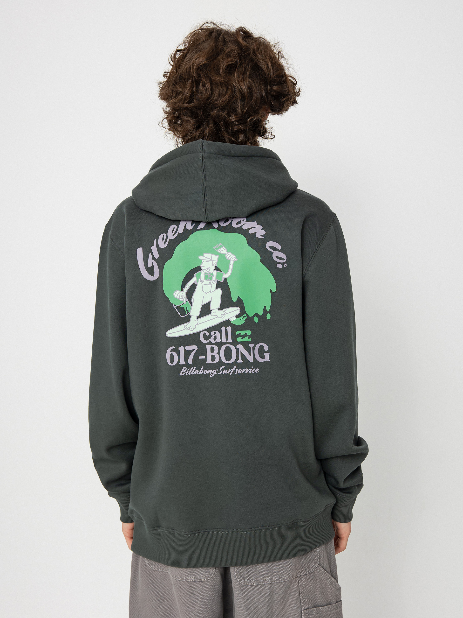 Bluza z kapturem Billabong Surf Service HD (slate green)