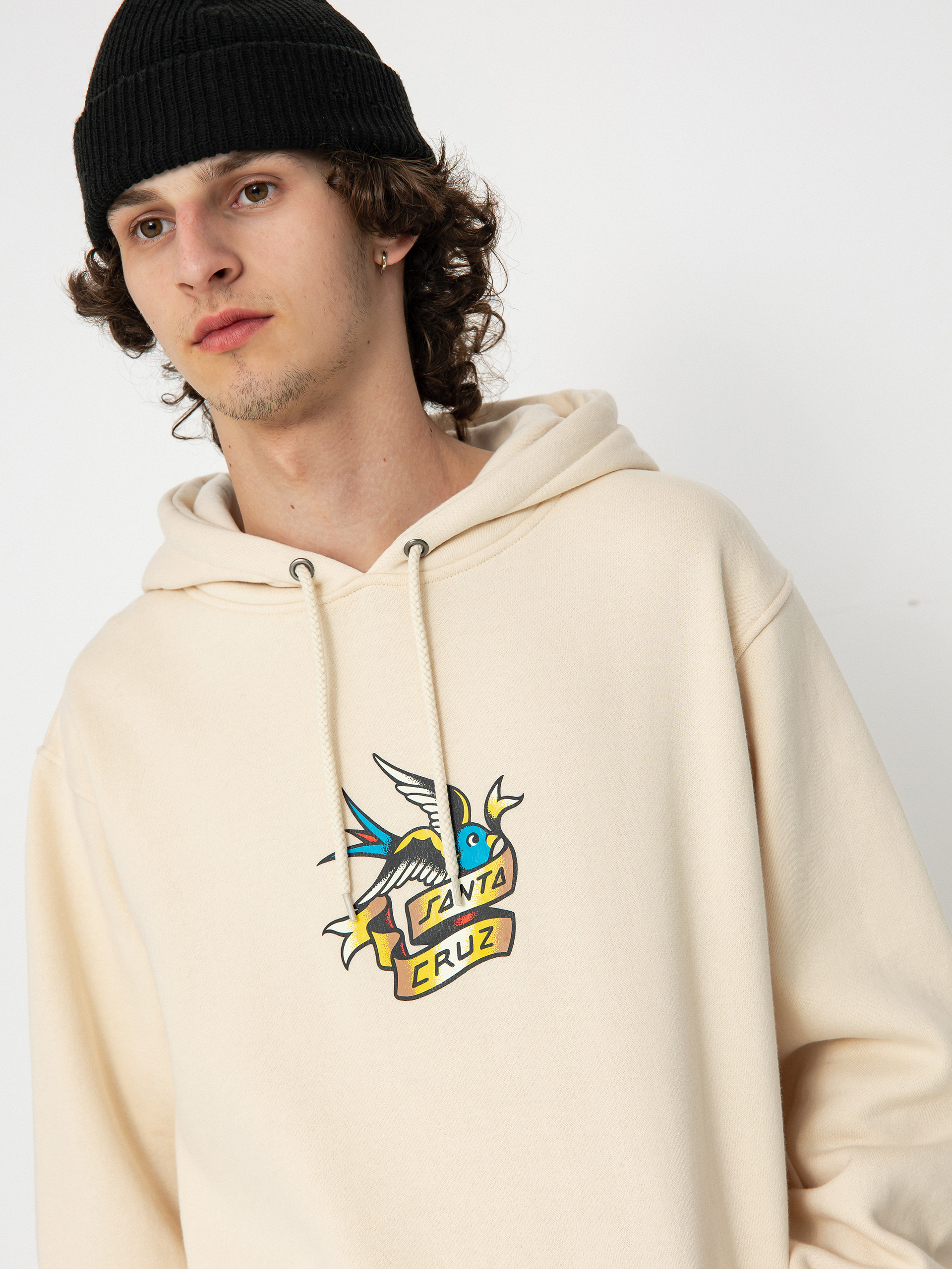 Bluza Santa Cruz Sommer Sparrow Front (chalk)