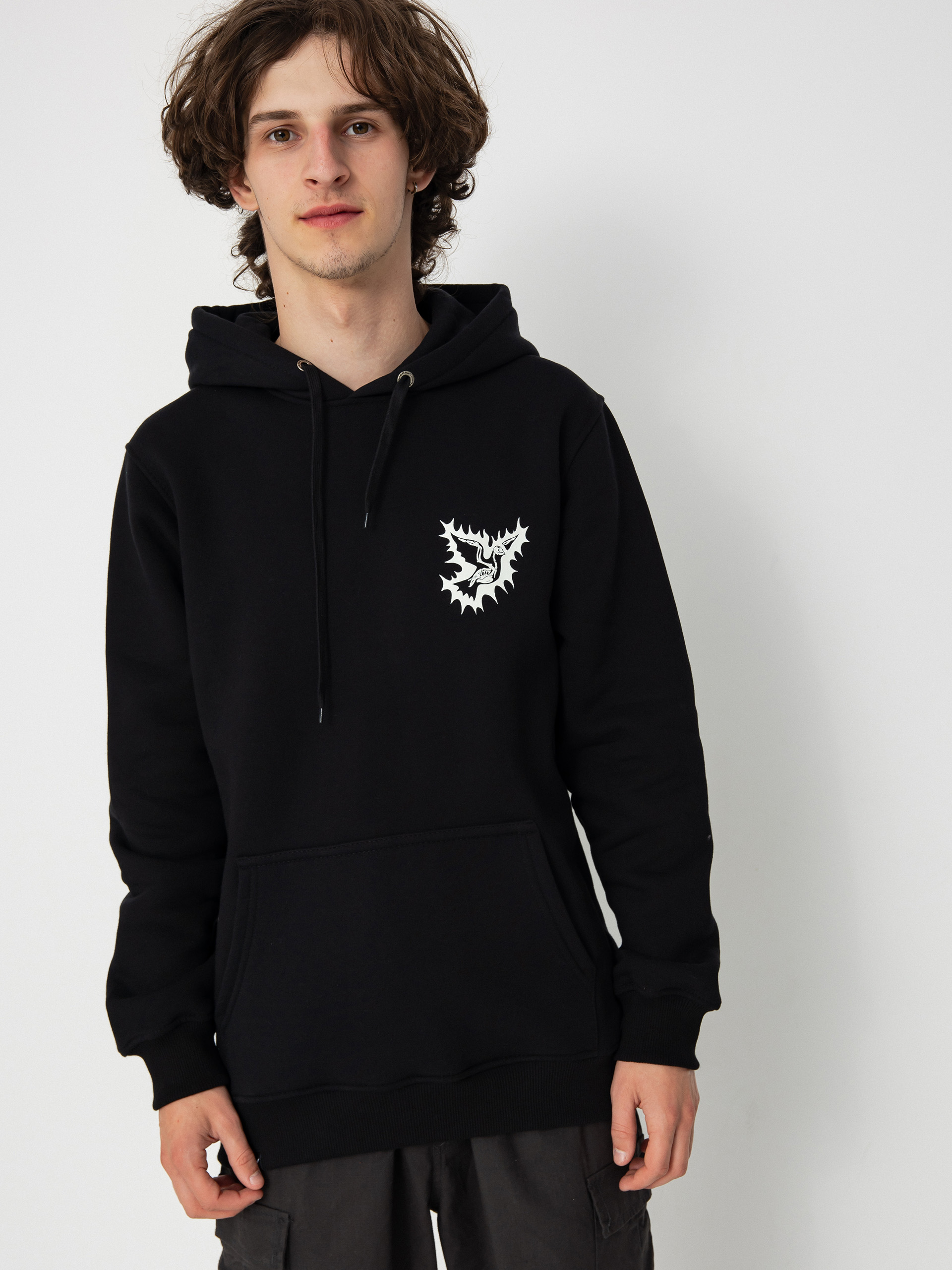 Bluza z kapturem Nervous Alive HD (black)