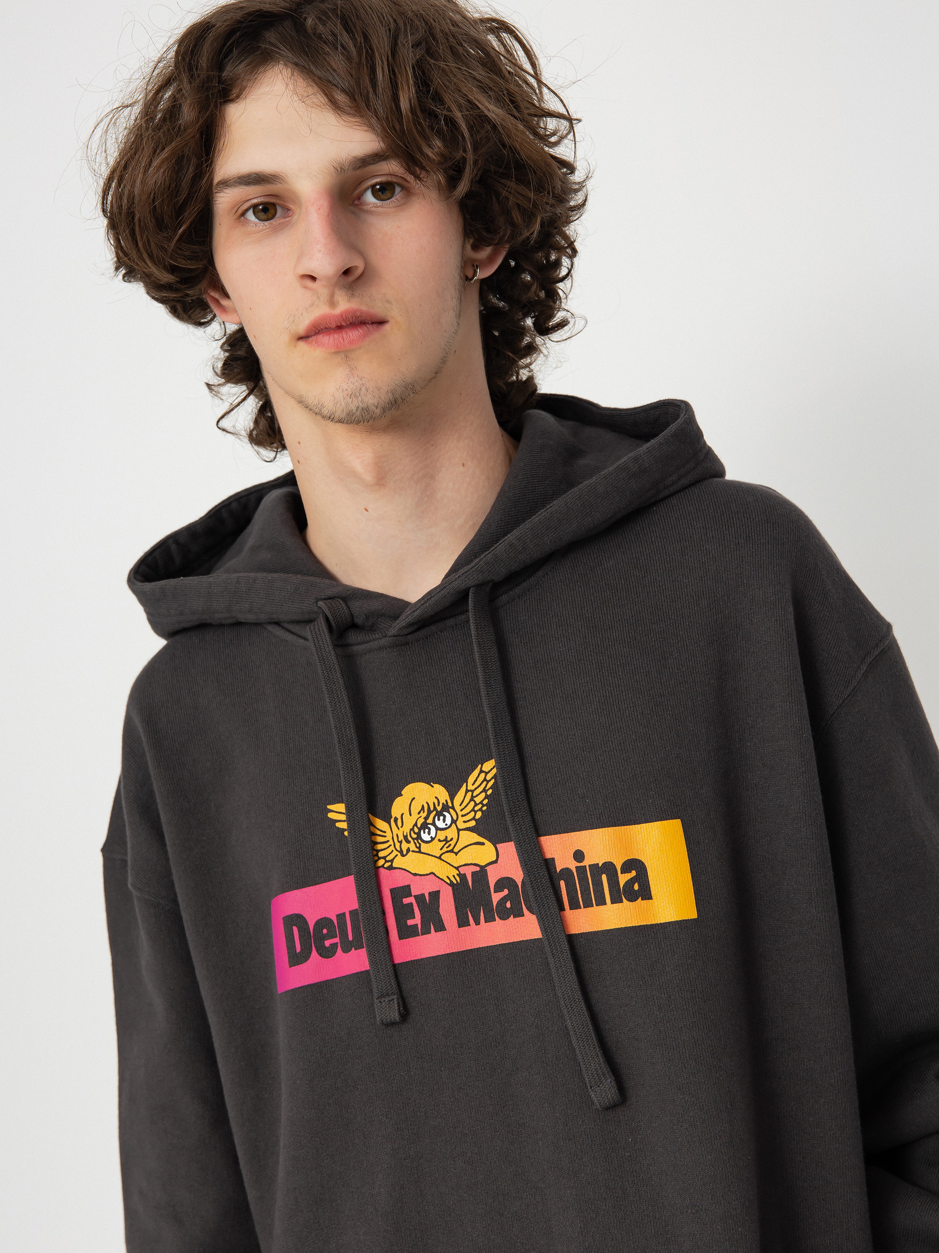 Bluza z kapturem Deus Ex Machina Angel Energy HD (anthracite)
