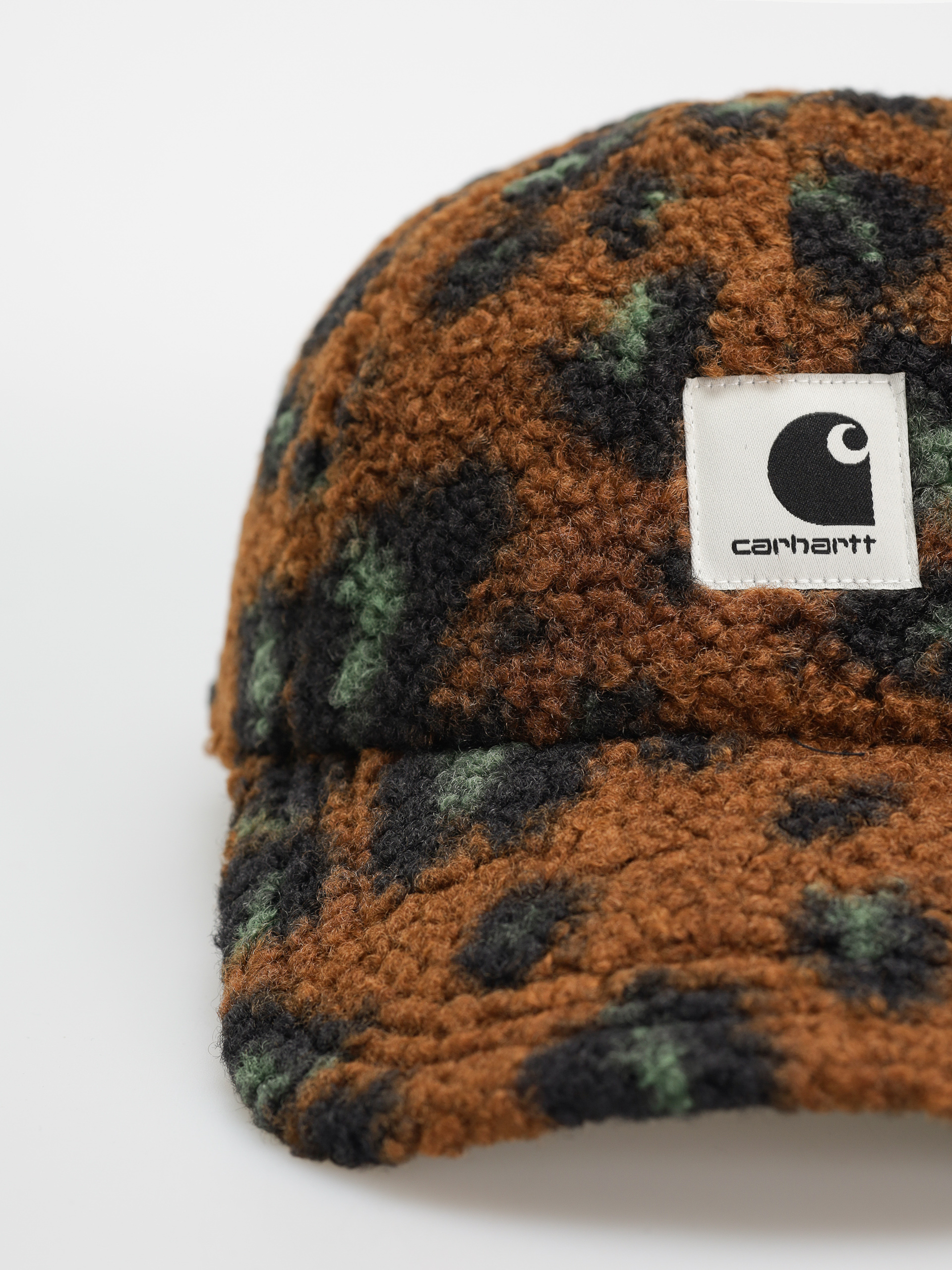 Czapka z daszkiem Carhartt WIP Orla (camo leo jacquard/tamarind/black)