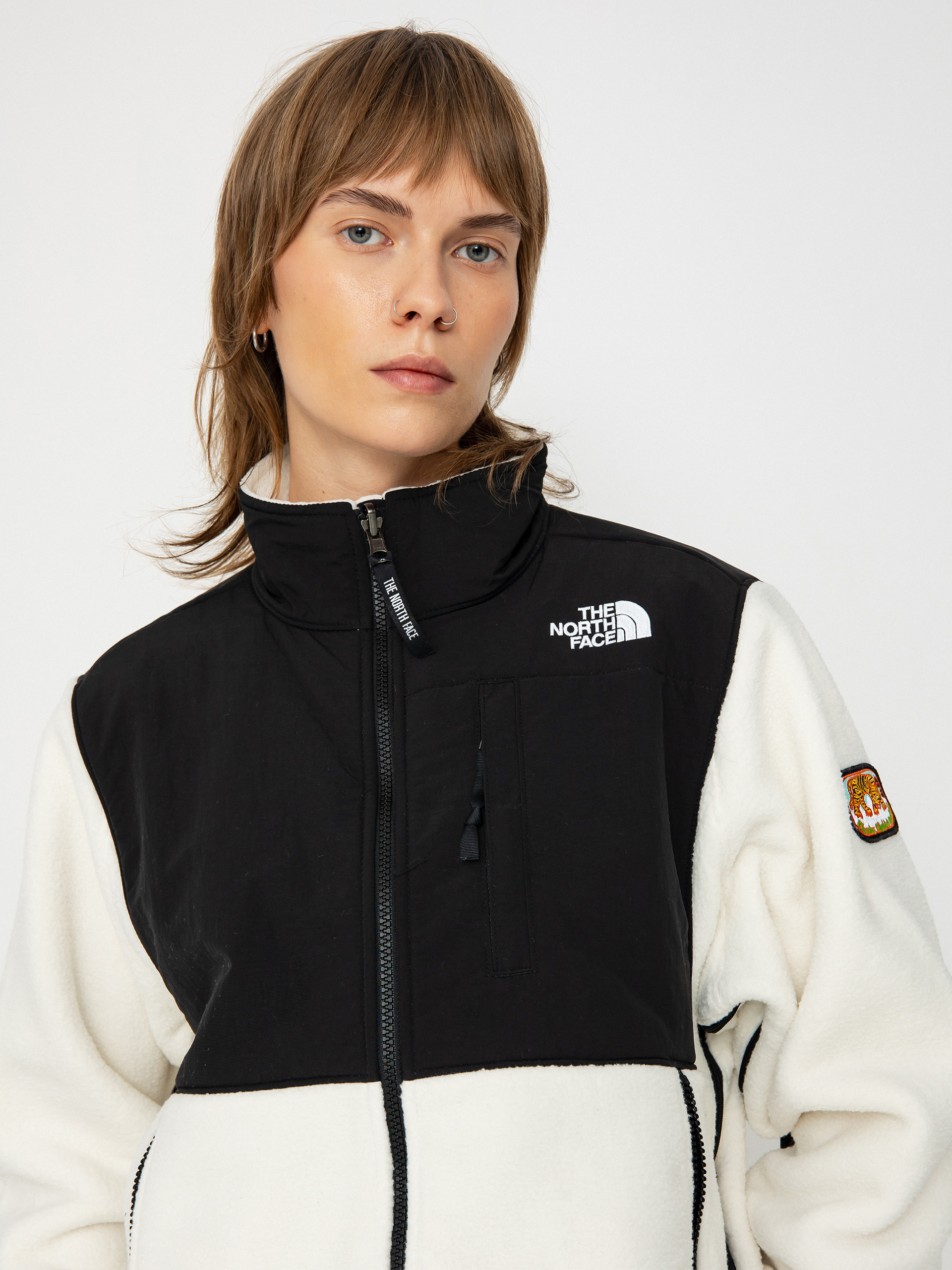 Kurtka The North Face Retro Denali Wmn (white dune/tnf black tn)