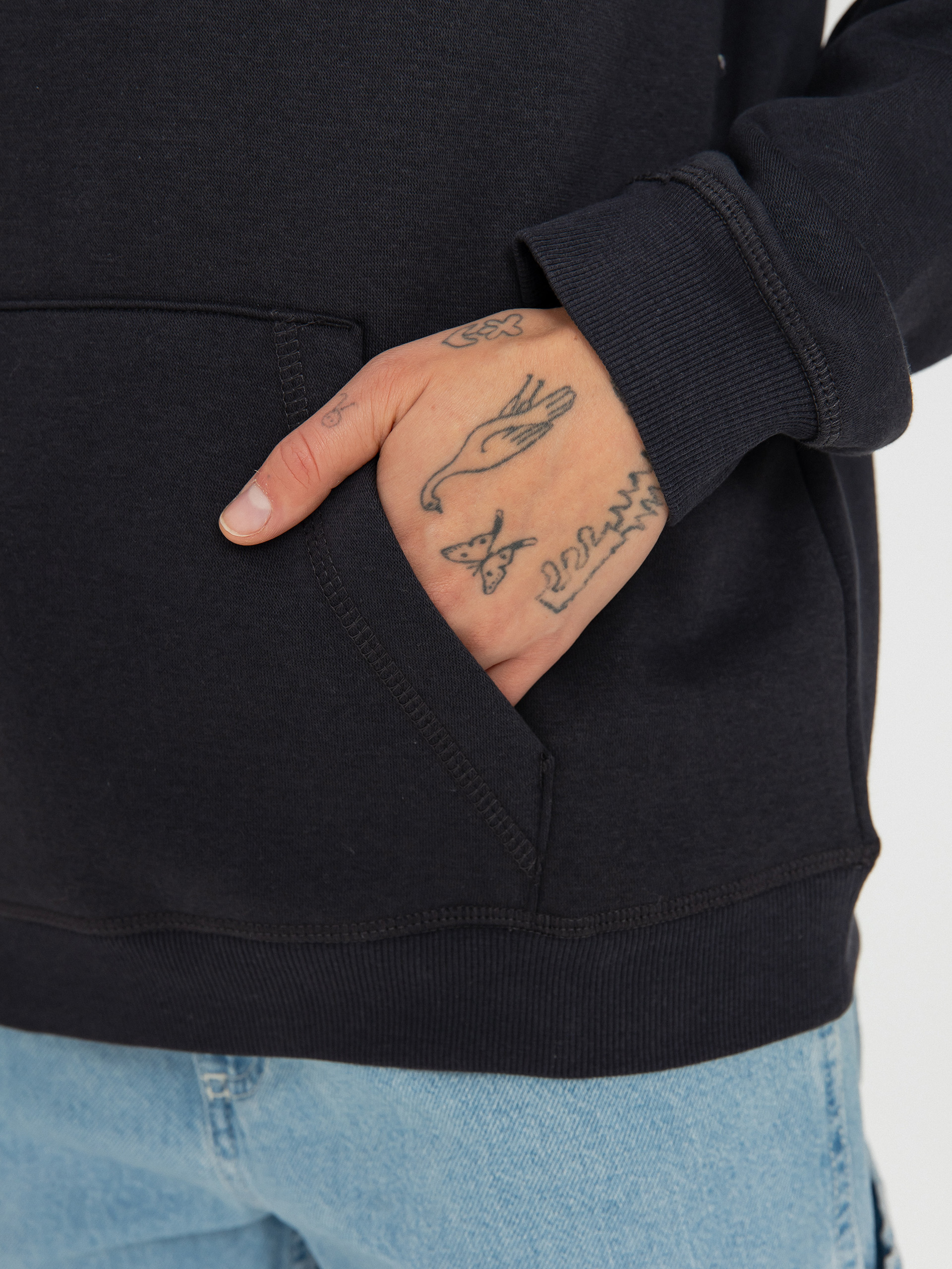 Bluza z kapturem Roxy Surf Stoked Brushed E HD Wmn (phantom)