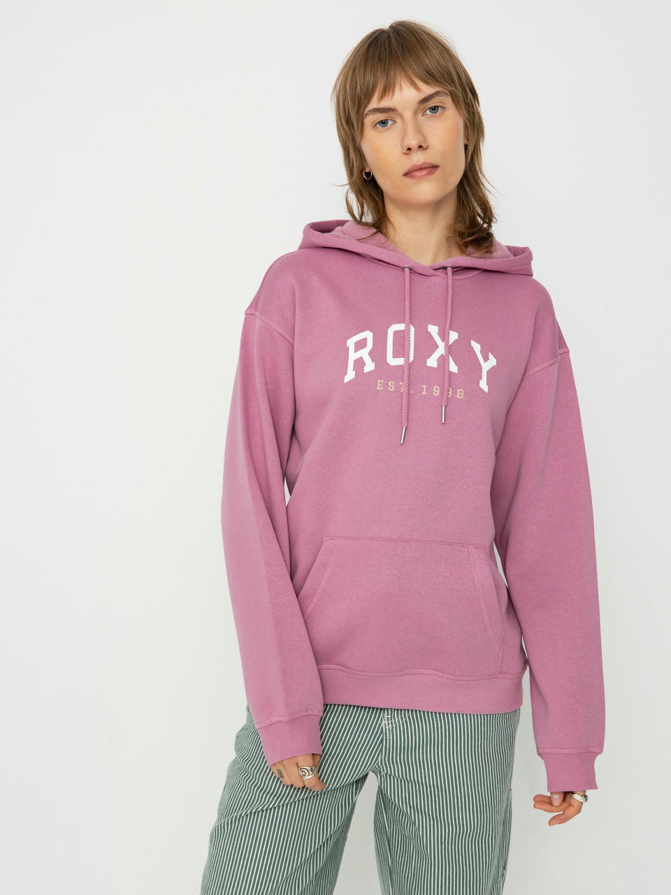 Bluza z kapturem Roxy Surf Stoked Brushed E HD Wmn (mauve orchid)