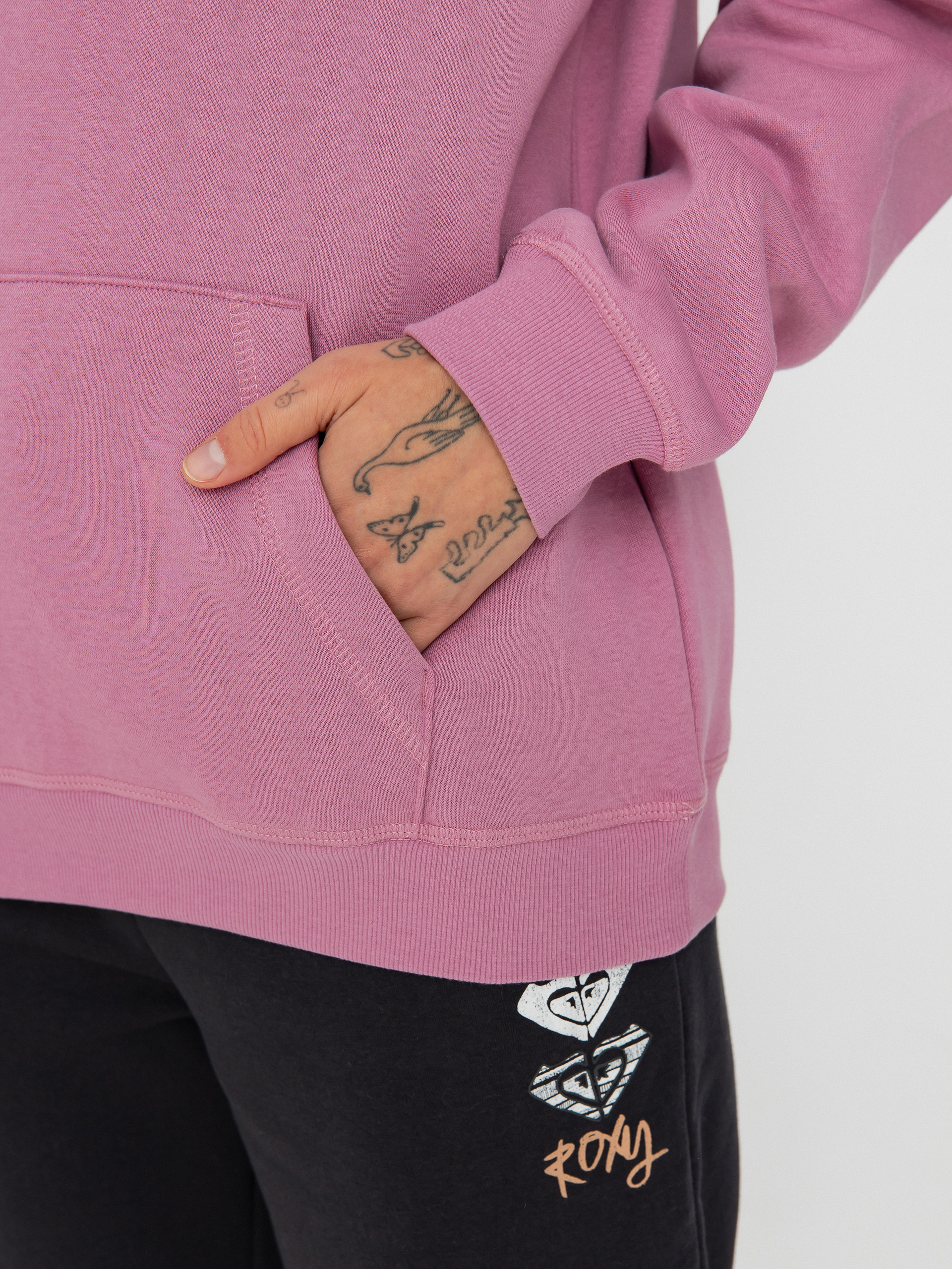 Bluza z kapturem Roxy Surf Stoked Brushed A HD Wmn (mauve orchid)