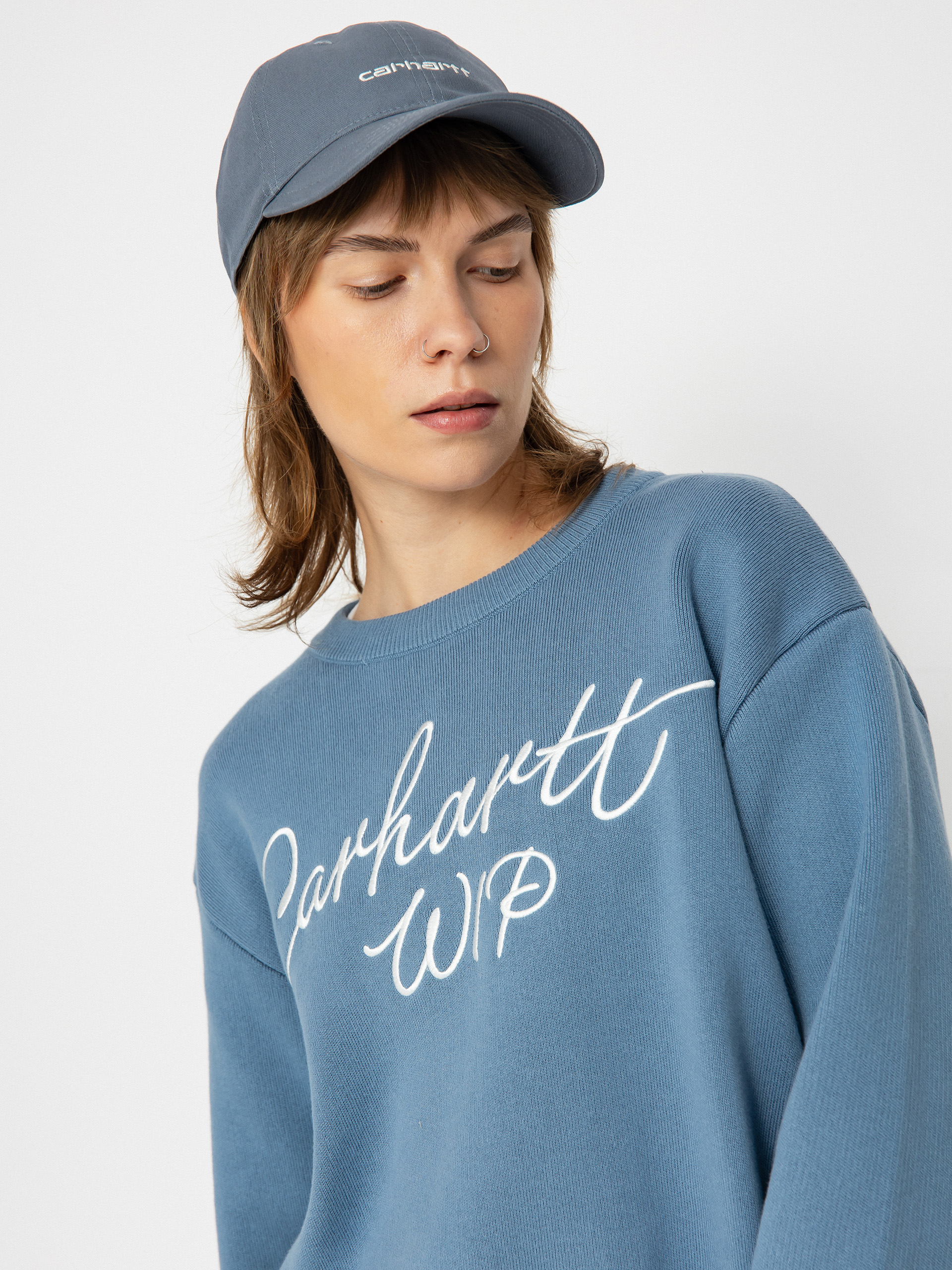Sweter Carhartt WIP Signature Wmn (dusty ice/wax)