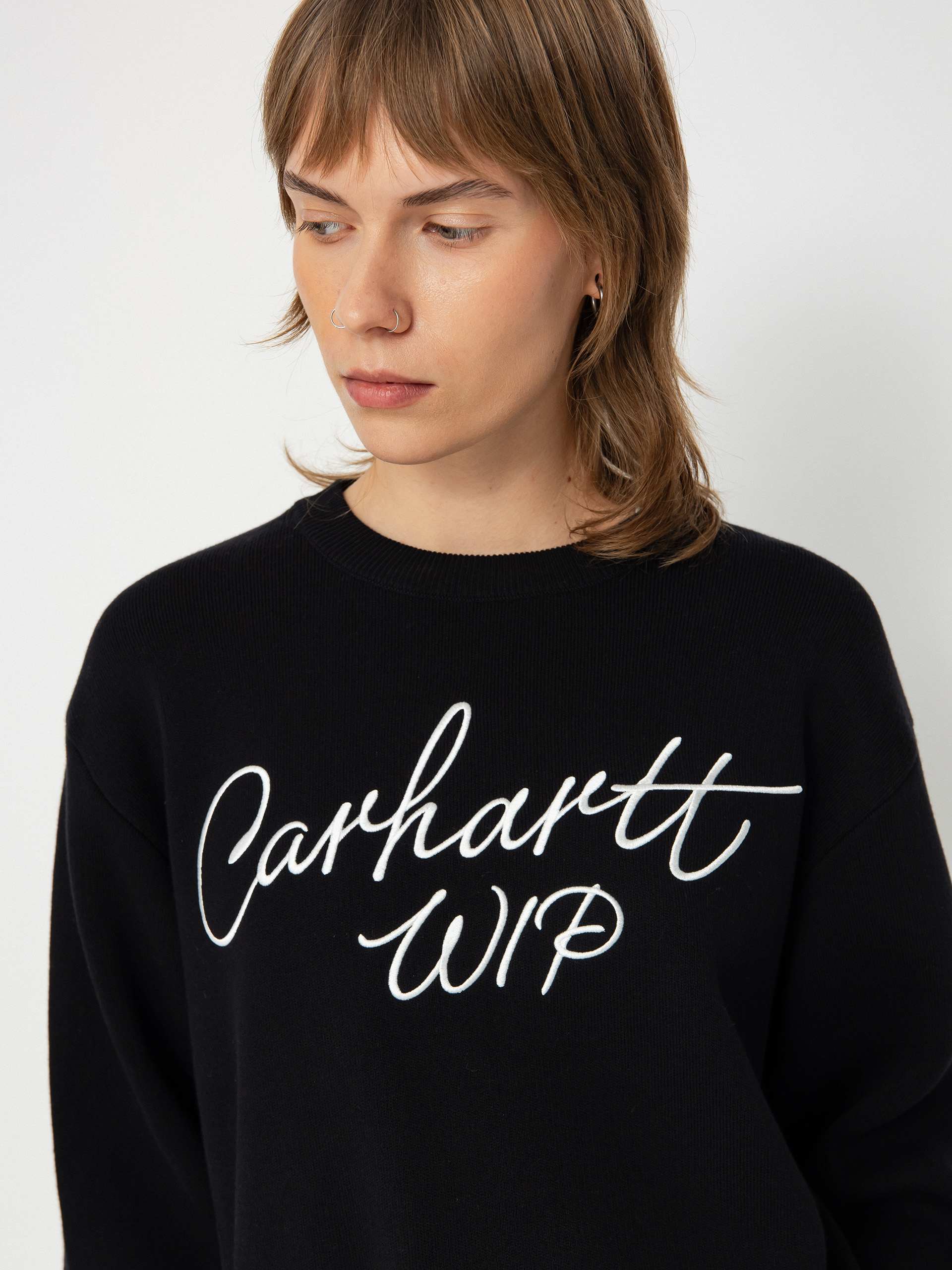 Sweter Carhartt WIP Signature Wmn (black/wax)