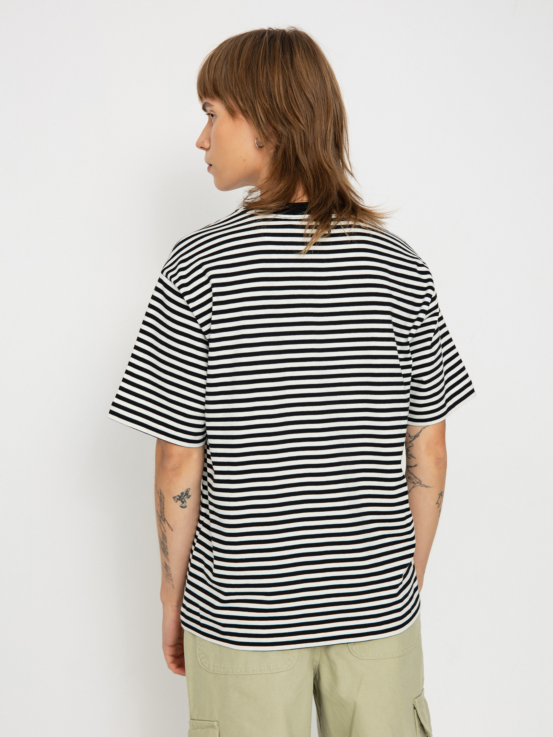 T-shirt Carhartt WIP Verner Wmn (verner stripe/black/wax)