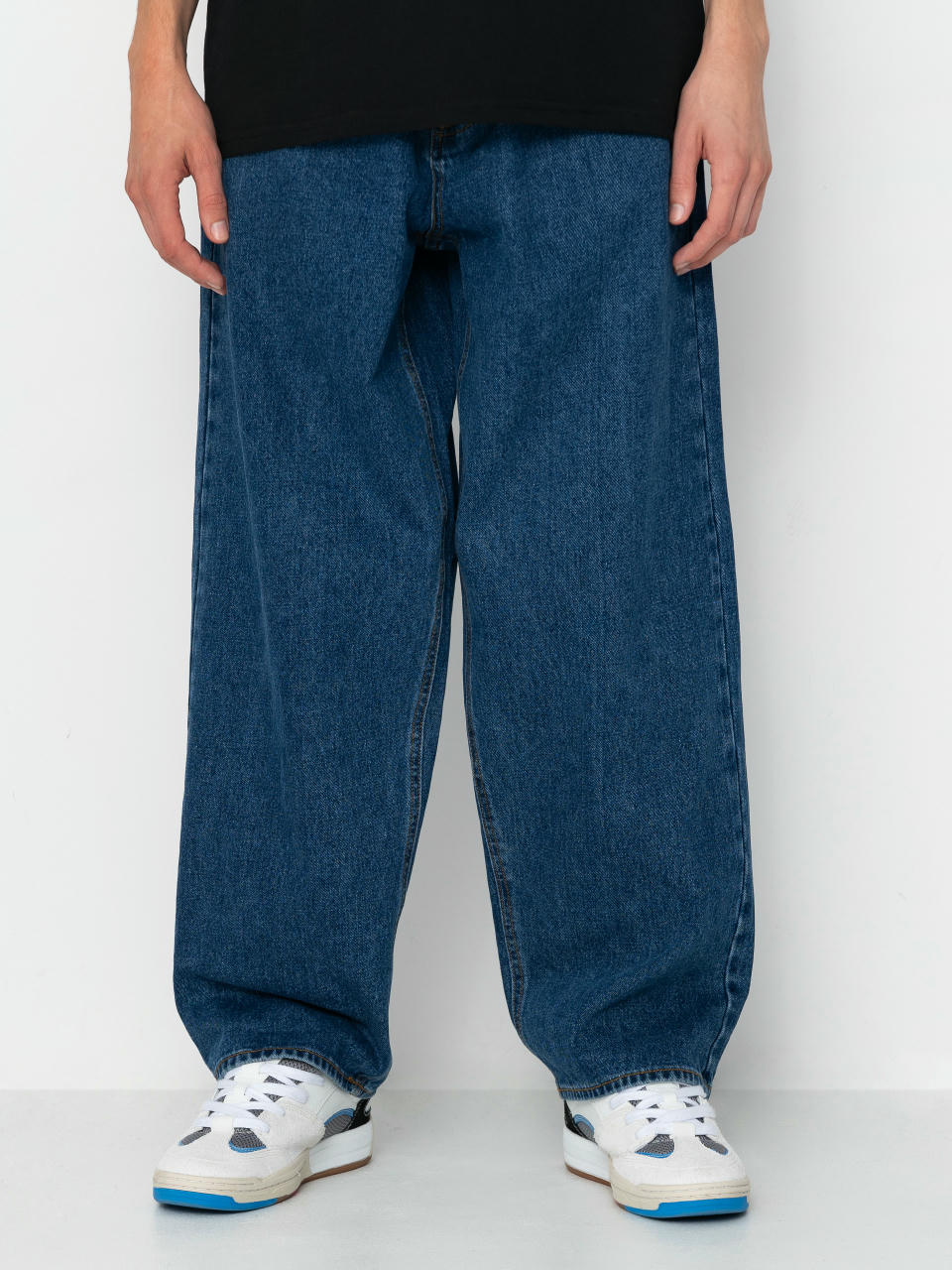 Spodnie OBEY Bigwig Baggy Denim (stone wash indigo)