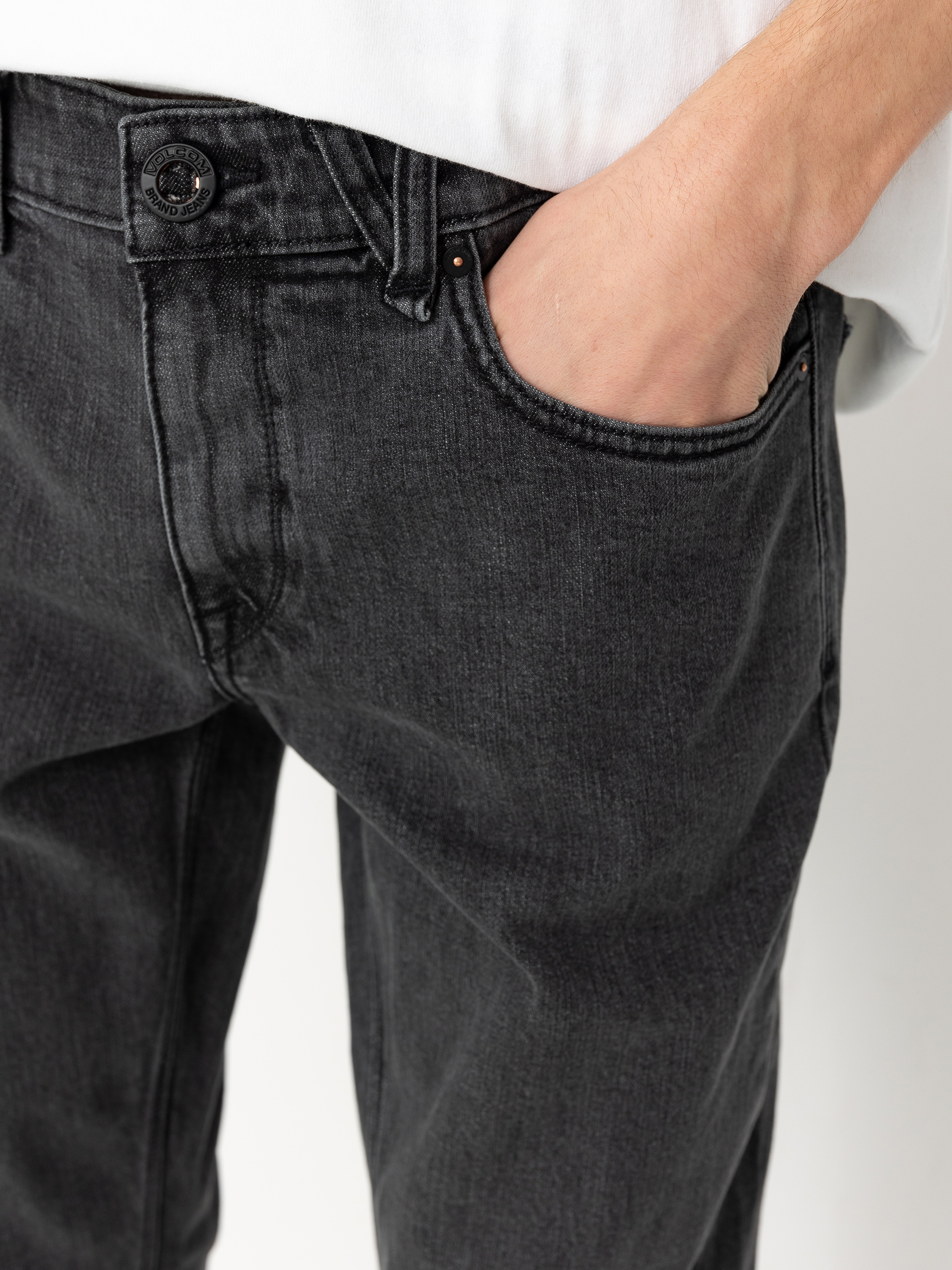 Spodnie Volcom Vorta Denim (neutral grey)
