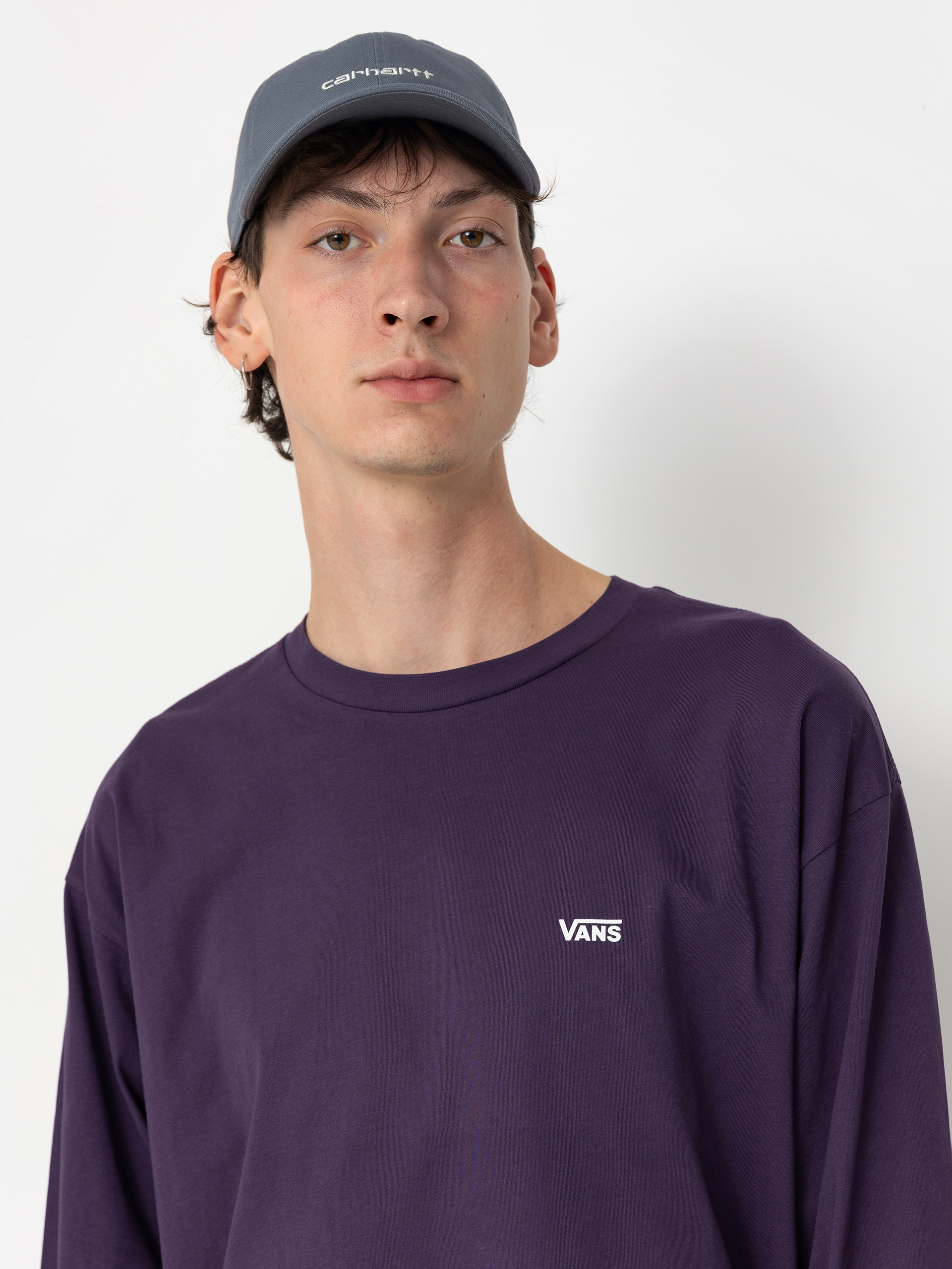 Longsleeve Vans Left Chest Hit (gothic grape)