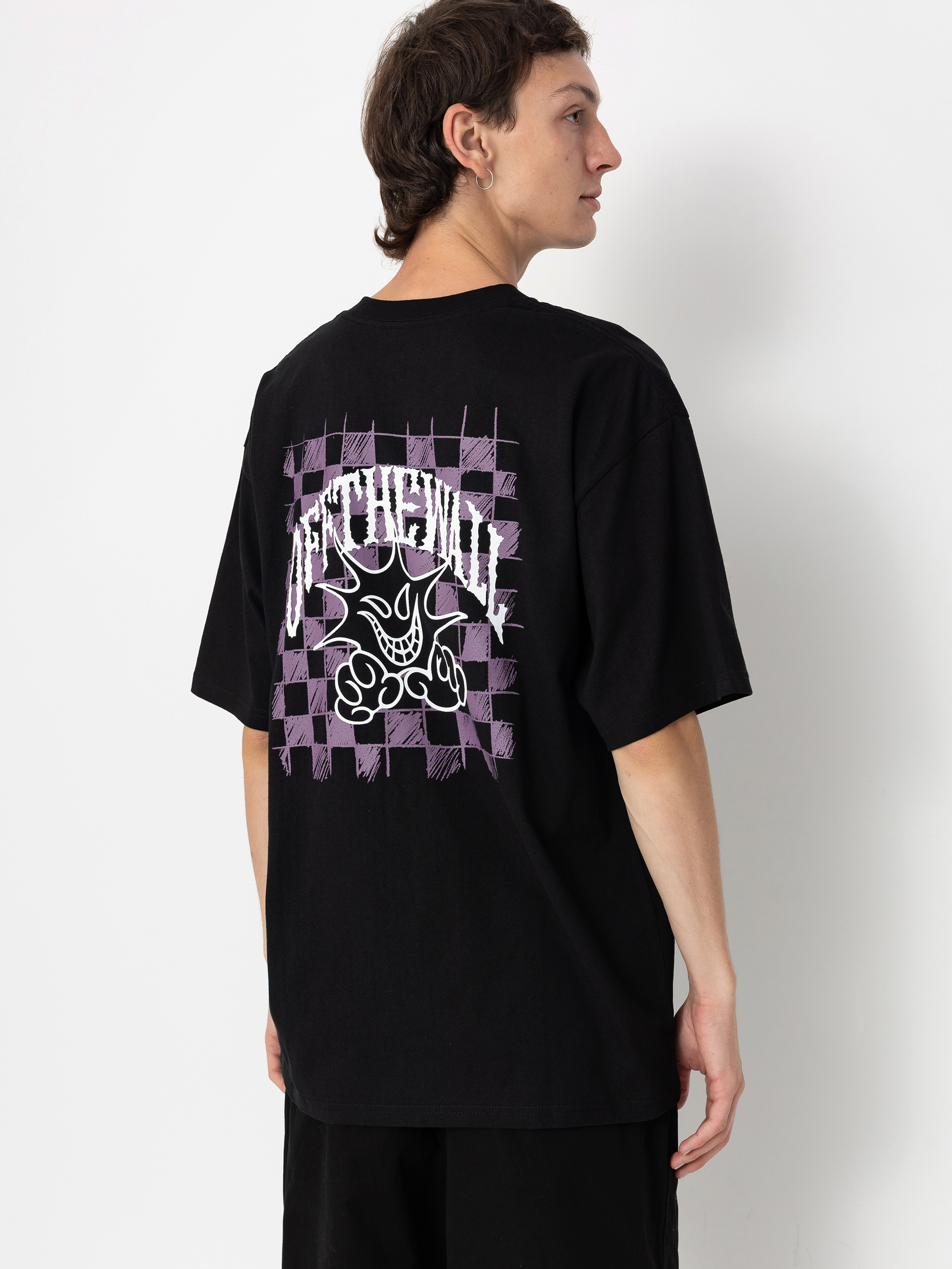 T-shirt Vans Checker Logo Gfx Loose - czarny (black)