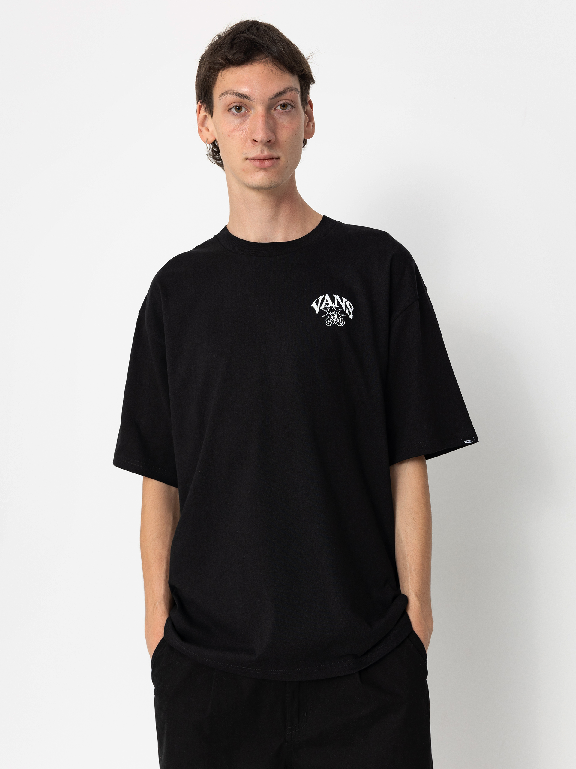T-shirt Vans Checker Logo Gfx Loose (black)
